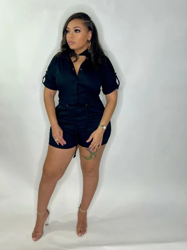 Black Romper sold by Every Girl's Obsession