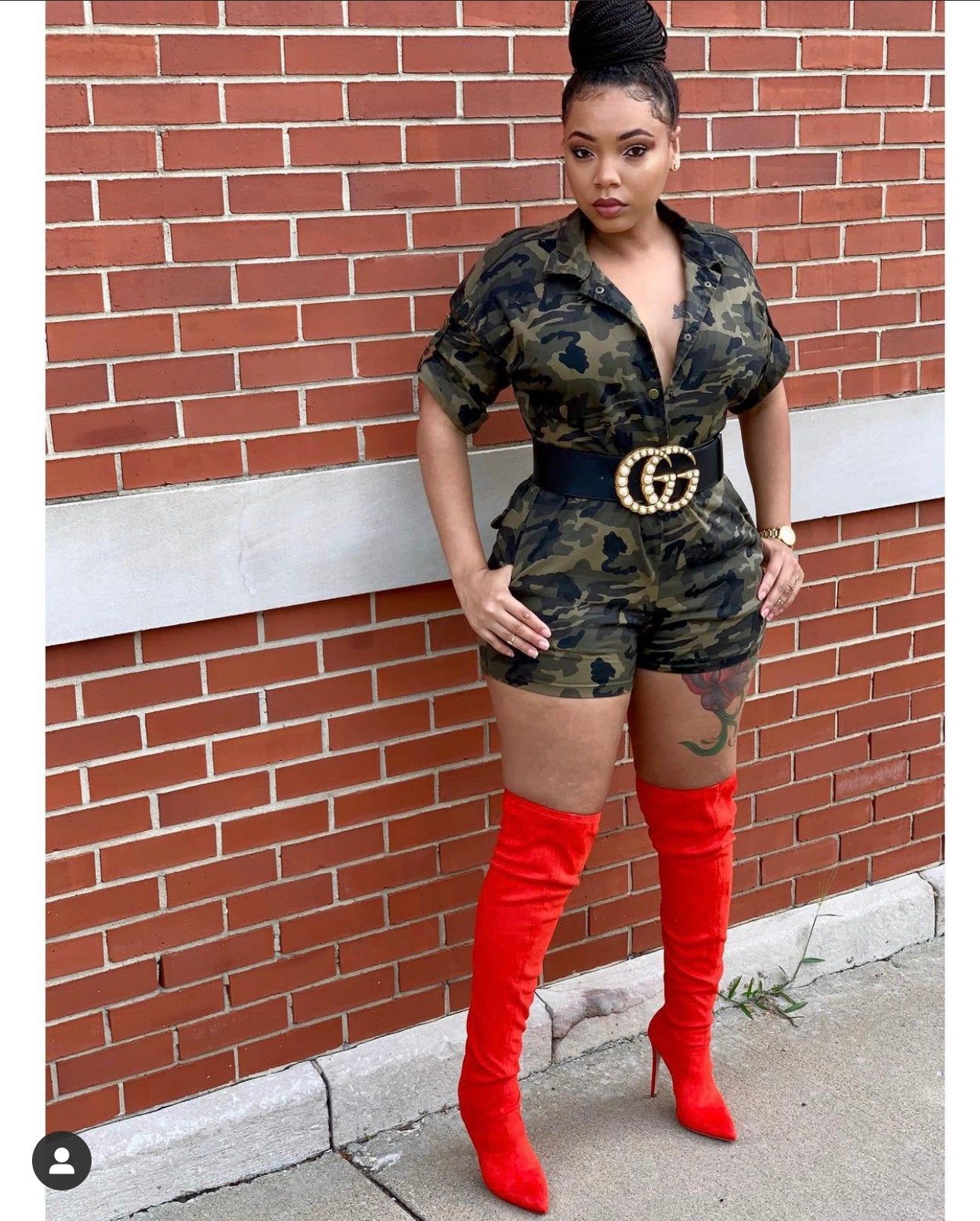 Camo Romper sold by Every Girl's Obsession product image thumbnail 3