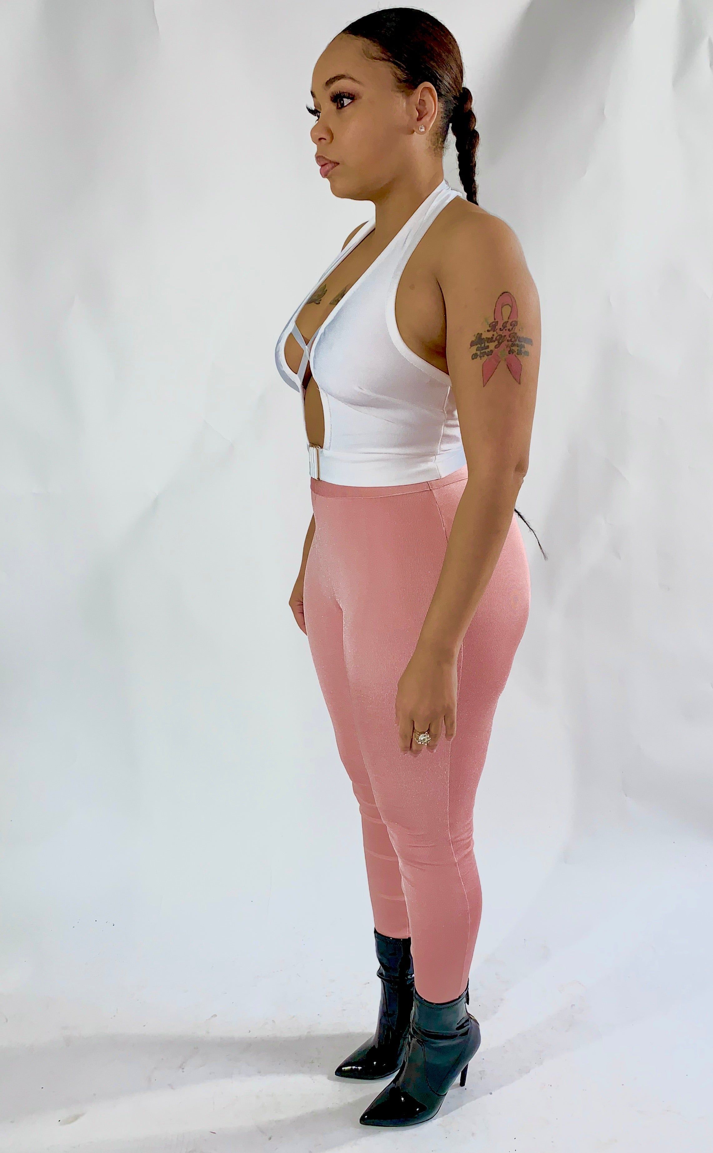 Blush Bandage Pants sold by Every Girl's Obsession product image thumbnail 2