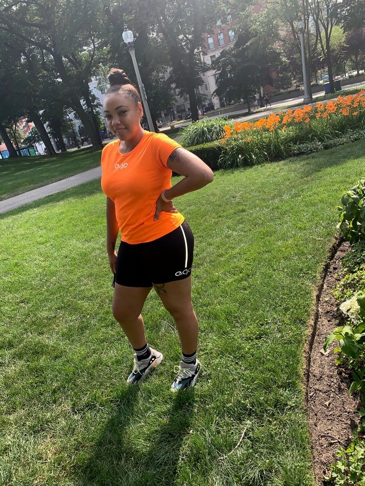 Orange reflective tee sold by Every Girl's Obsession product image thumbnail 4