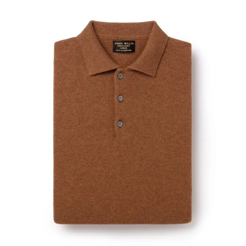 Cinnamon Cashmere Polo - New sold by Emma Willis