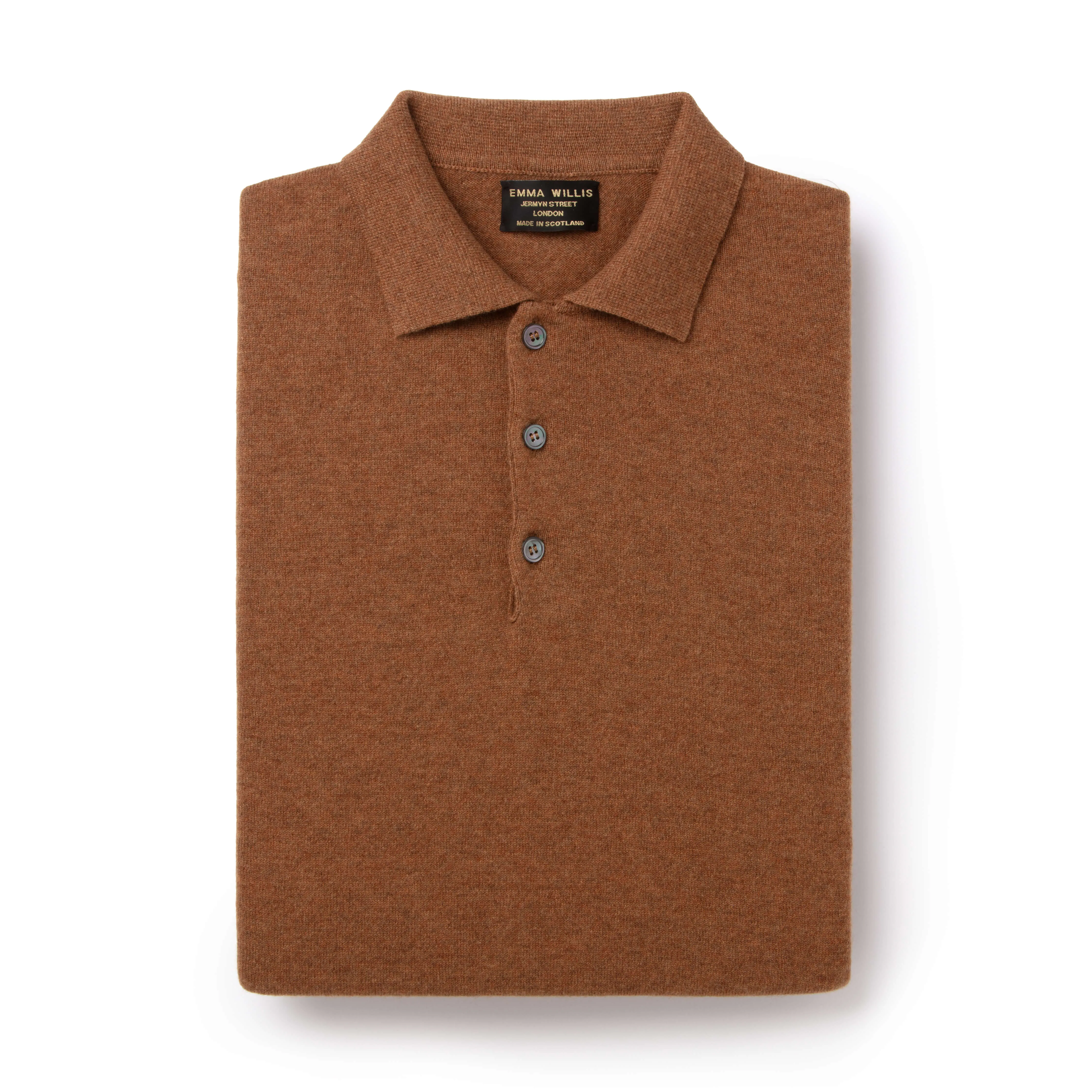 Cinnamon Cashmere Polo - New sold by Emma Willis