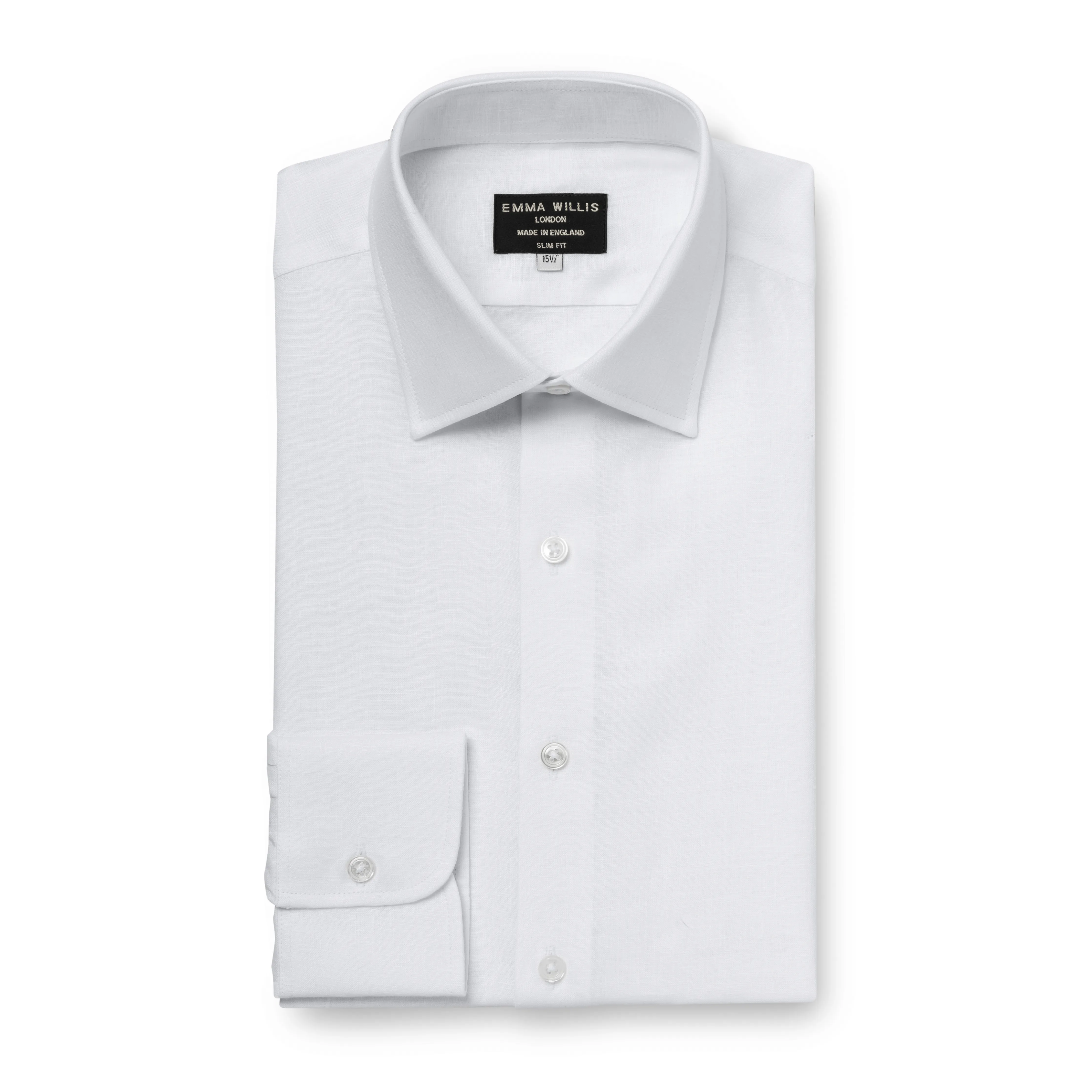 White Linen Shirt - New sold by Emma Willis product image thumbnail 2