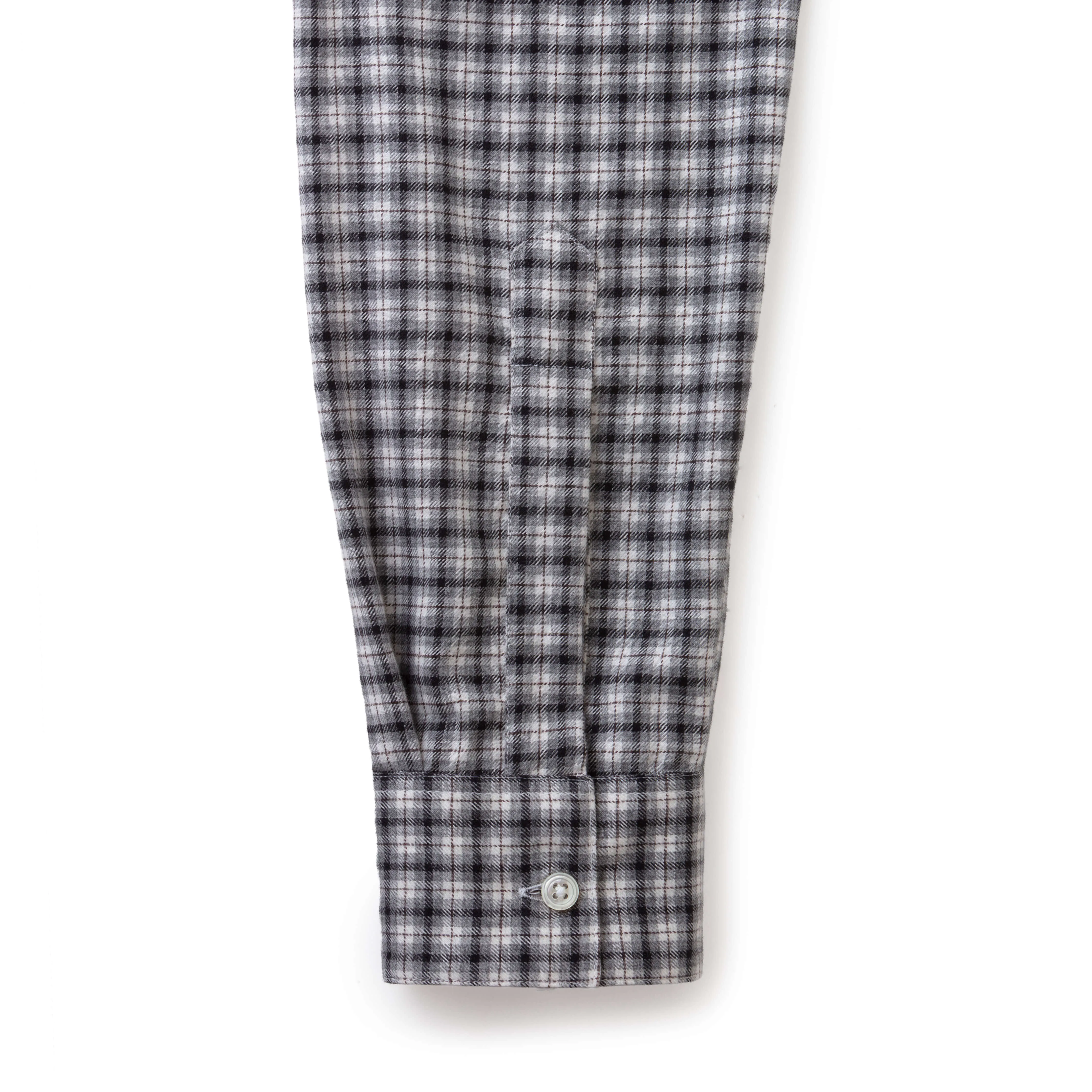 Charcoal/Grey Check Wool Cotton Blend Over Shirt - New sold by Emma Willis product image thumbnail 3
