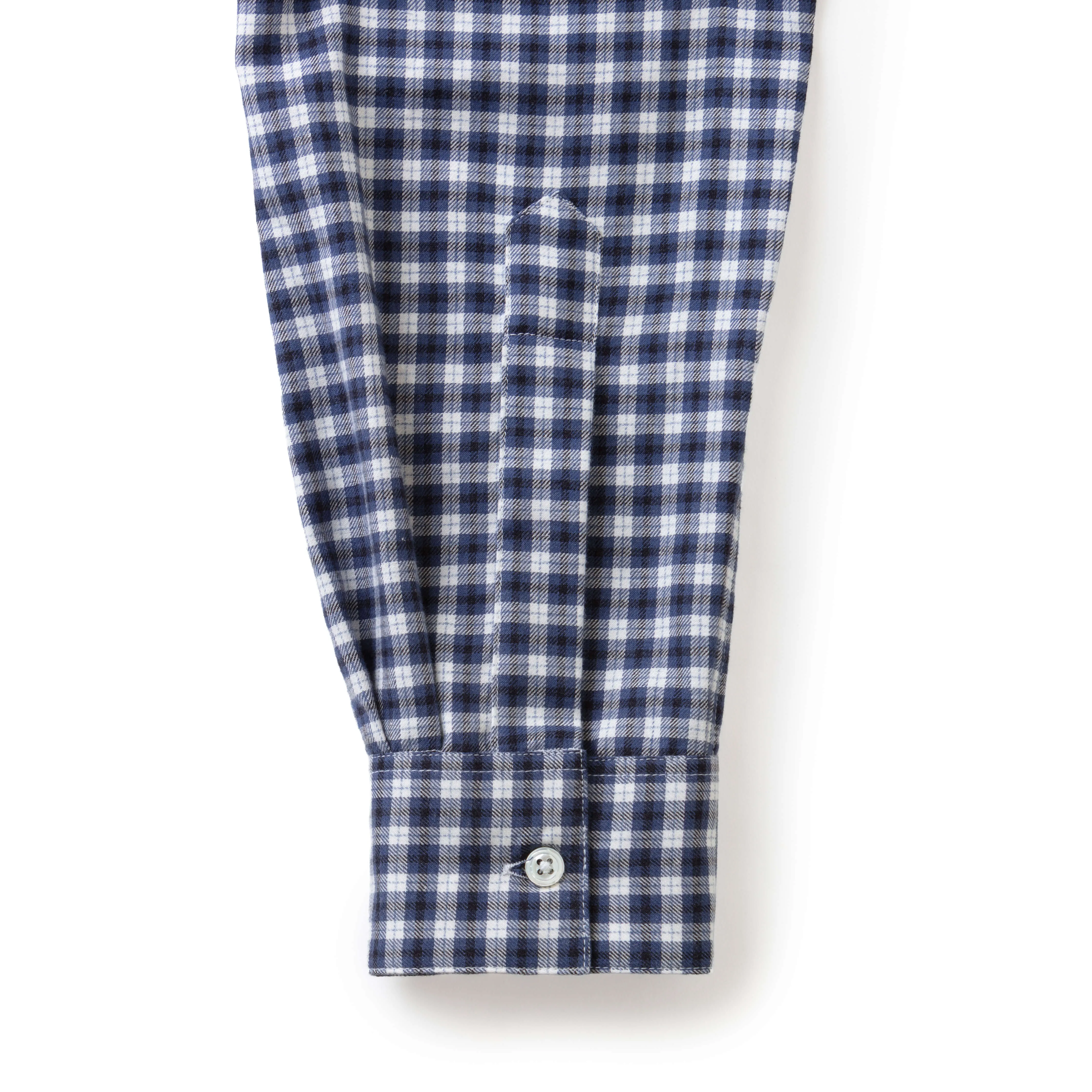 Charcoal/Blue Check Wool Cotton Blend Over Shirt - New sold by Emma Willis product image thumbnail 3