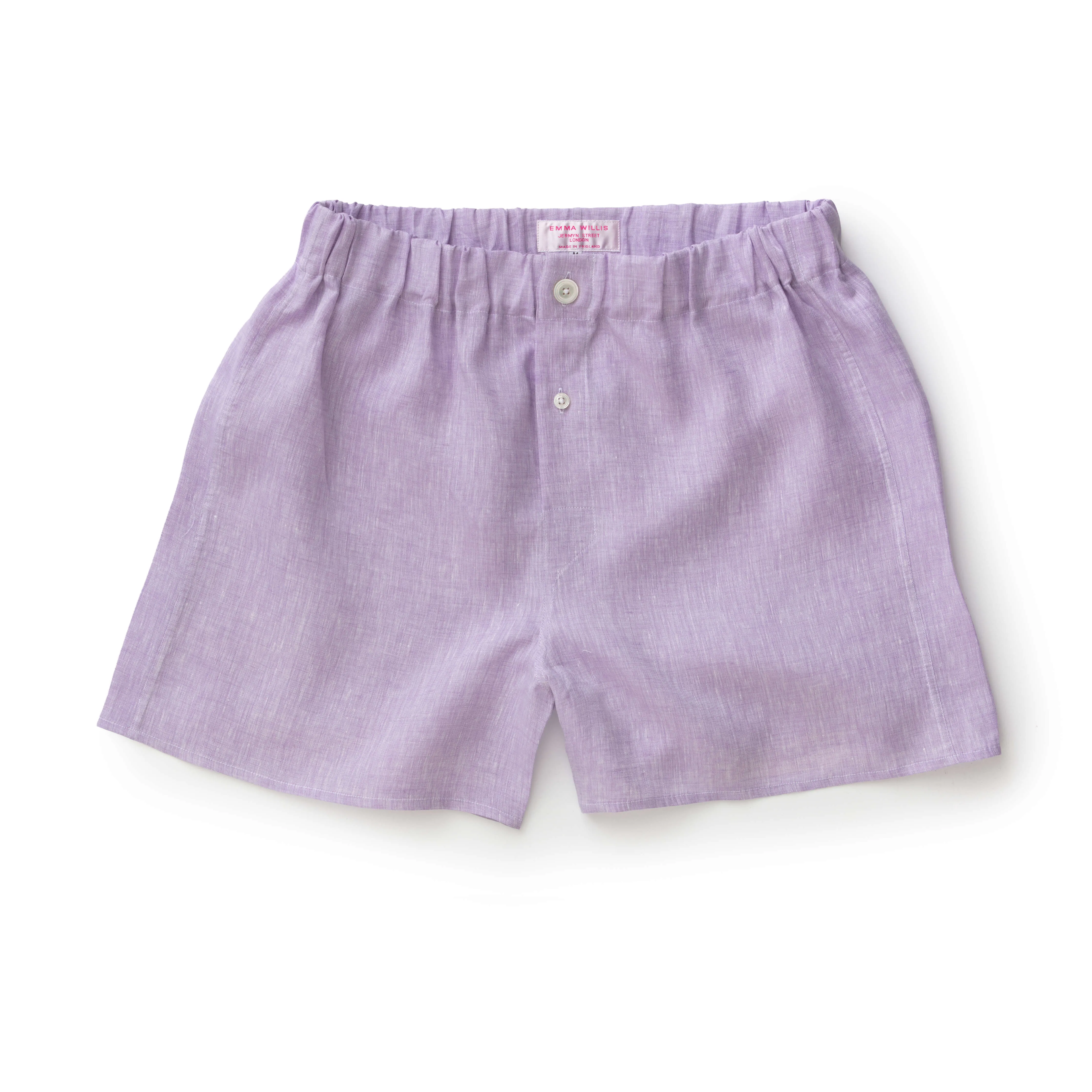 Clematis Linen Boxer Shorts - New sold by Emma Willis