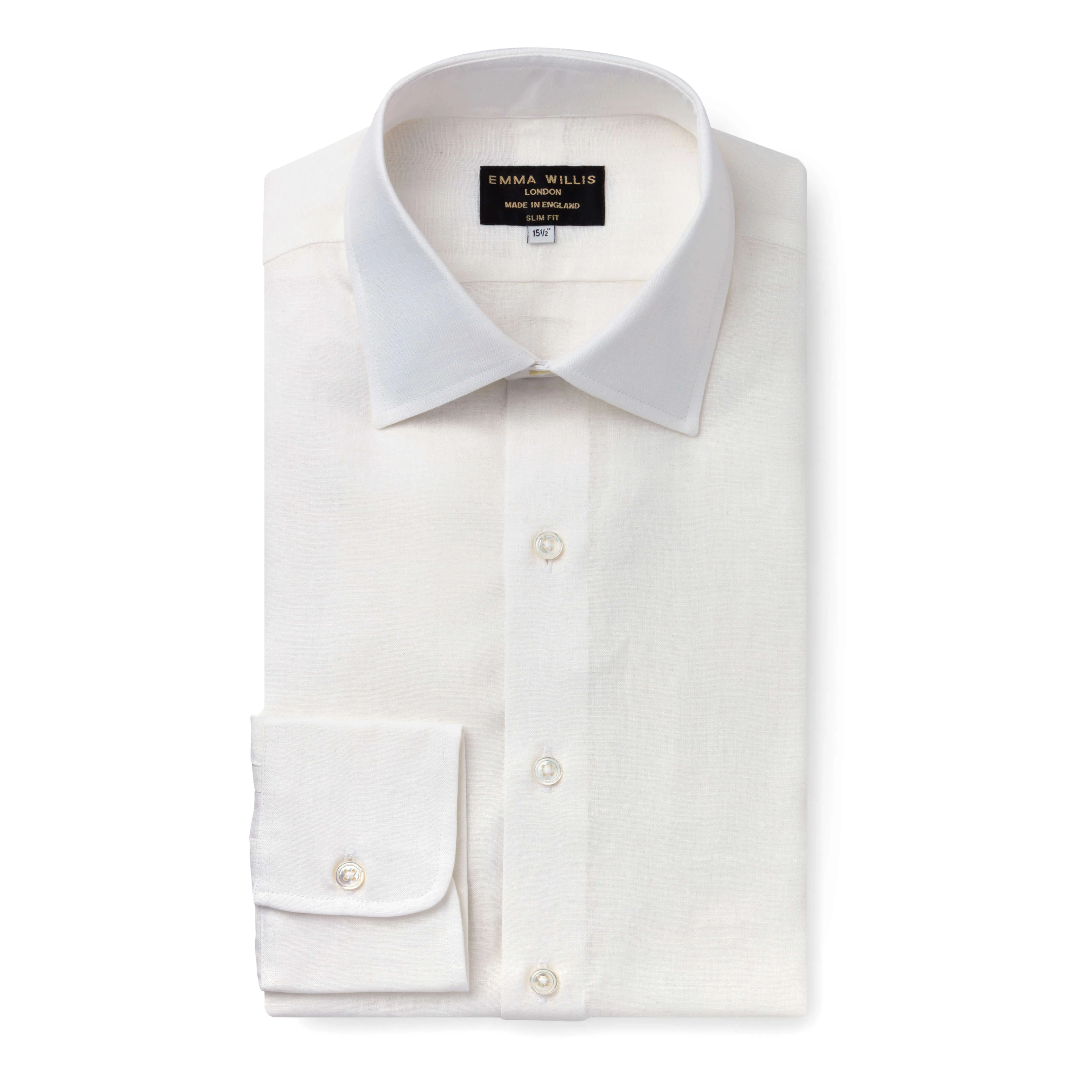 White Linen Shirt - New sold by Emma Willis product image thumbnail 2