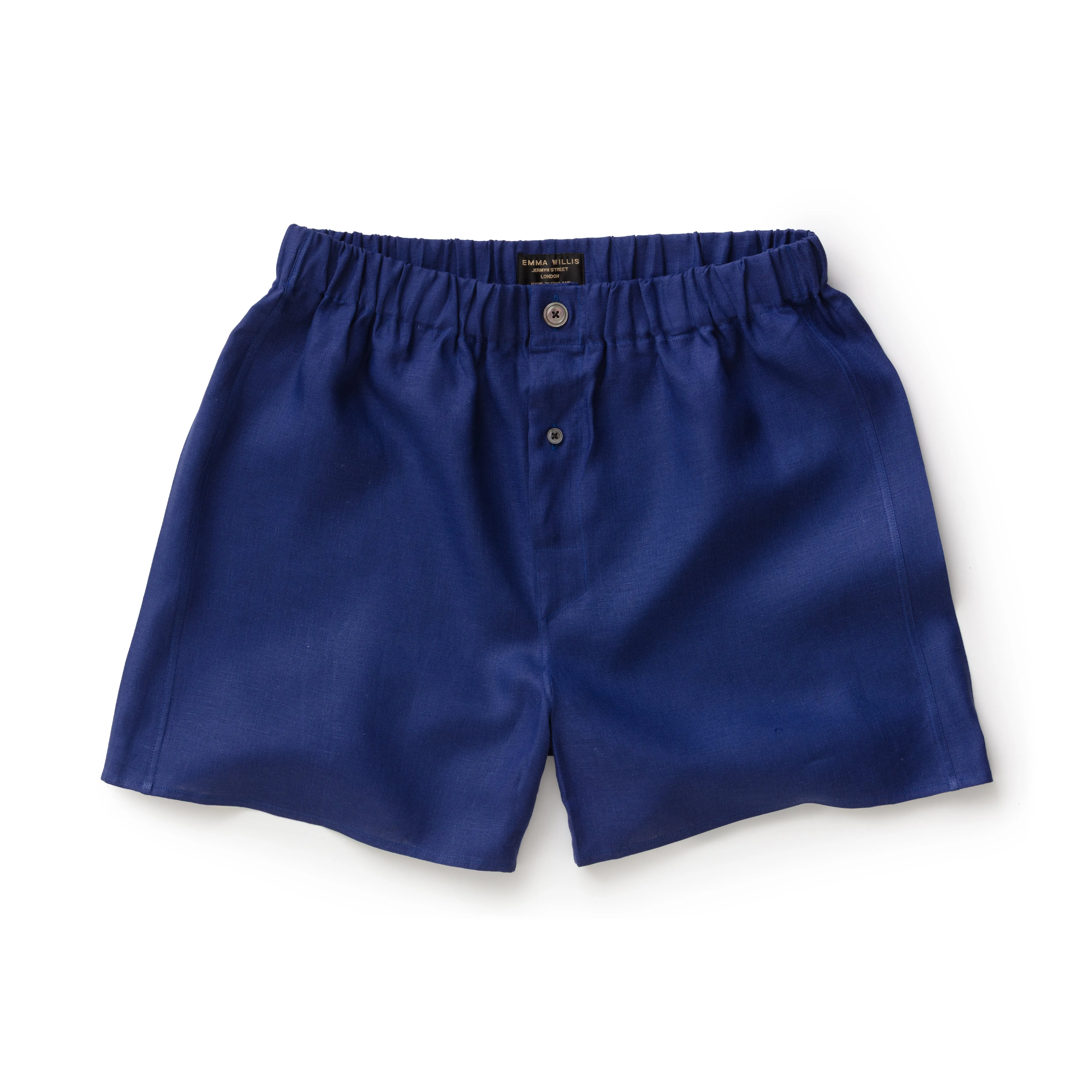 Azurite Linen Boxer Shorts - New sold by Emma Willis