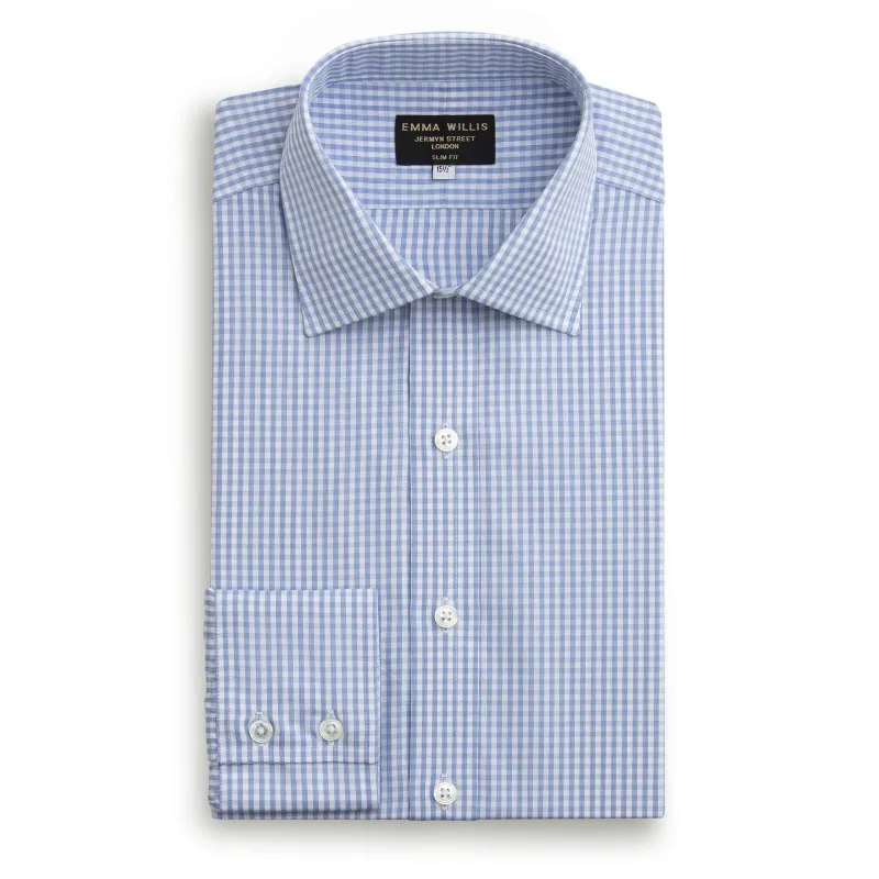 Navy Soyella Music Check Shirt sold by Emma Willis