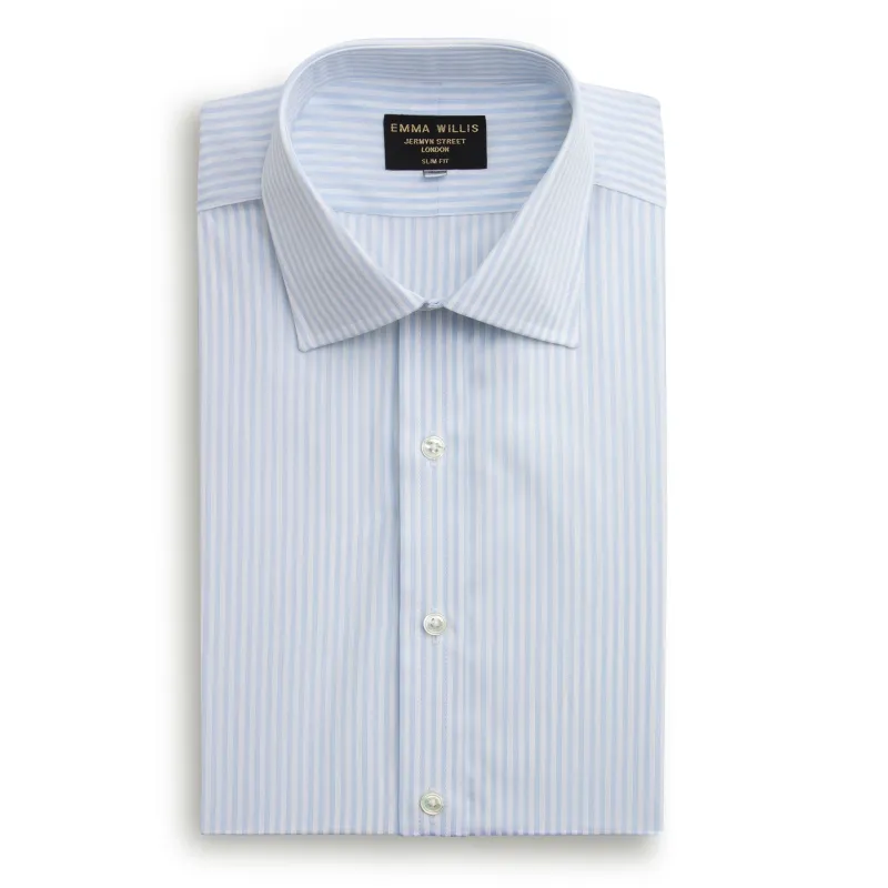 Sky Soyella Music Stripe Cotton Shirt sold by Emma Willis