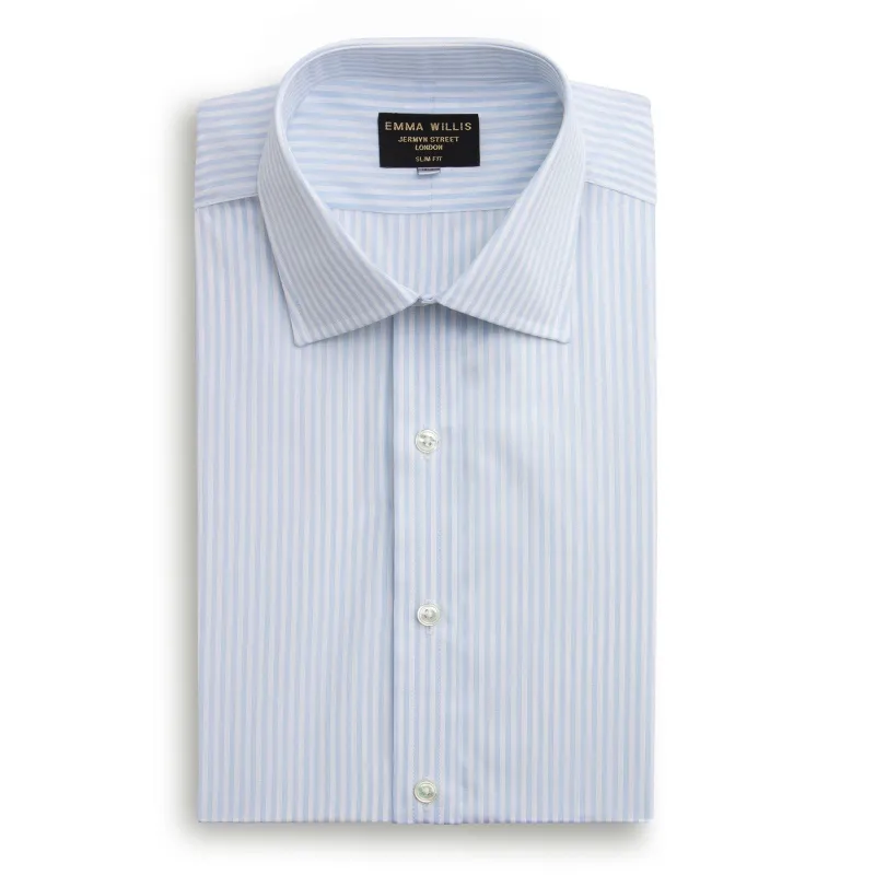 Sky Soyella Music Stripe Cotton Shirt sold by Emma Willis