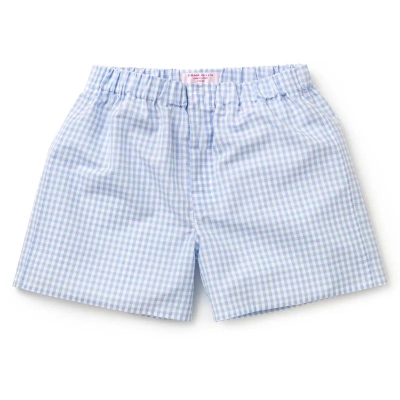 Sky Soyella Music Check Cotton Boxer Shorts - Classic sold by Emma Willis