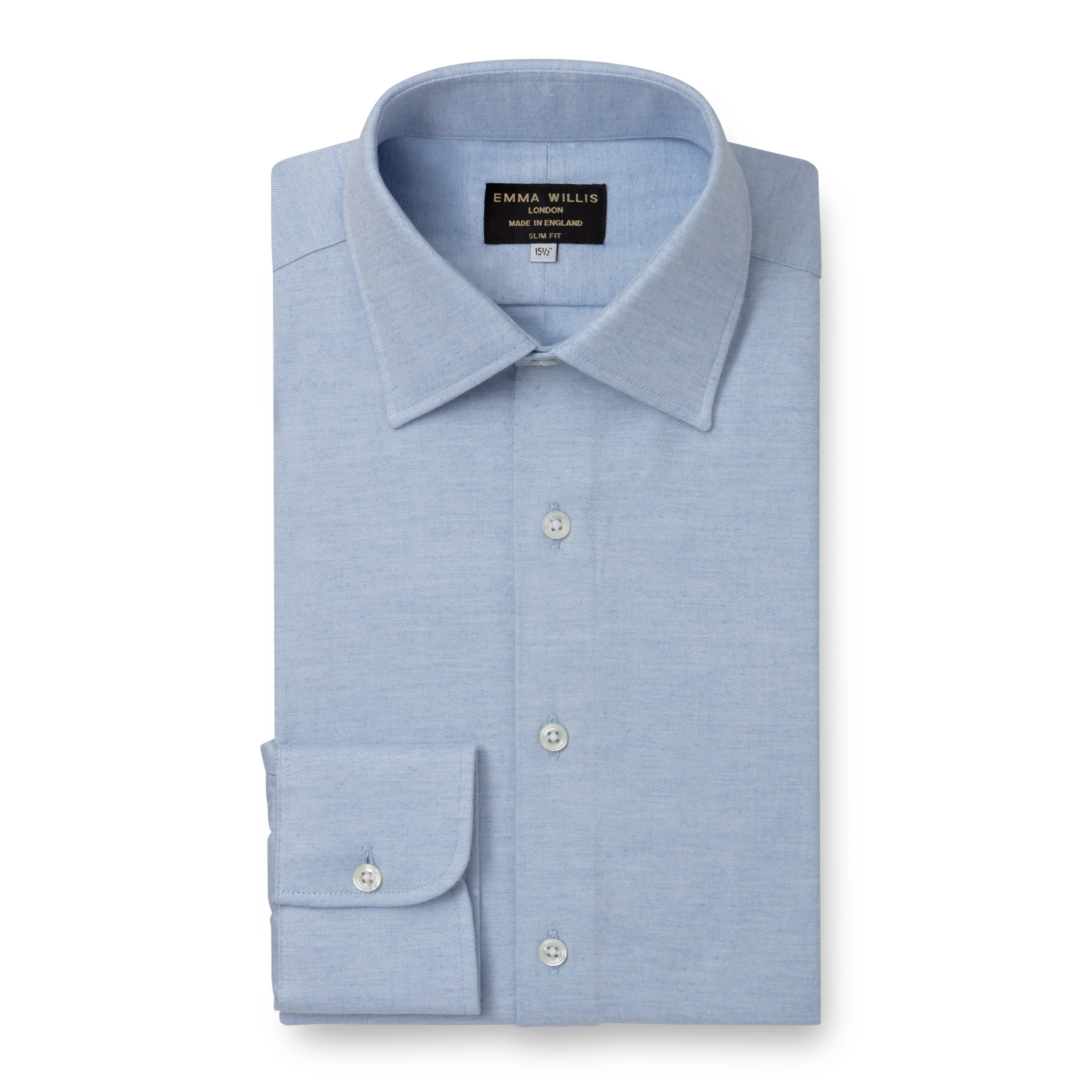 Sky Brushed Cotton Shirt sold by Emma Willis product image thumbnail 2