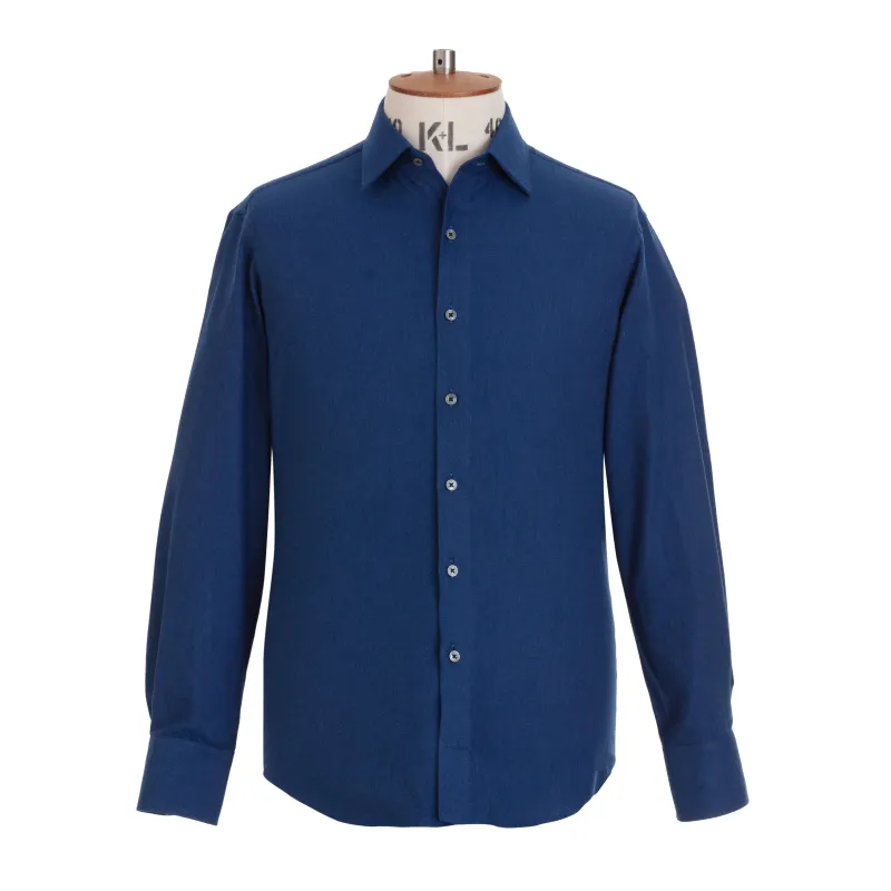 Prussian Brushed Cotton Shirt sold by Emma Willis