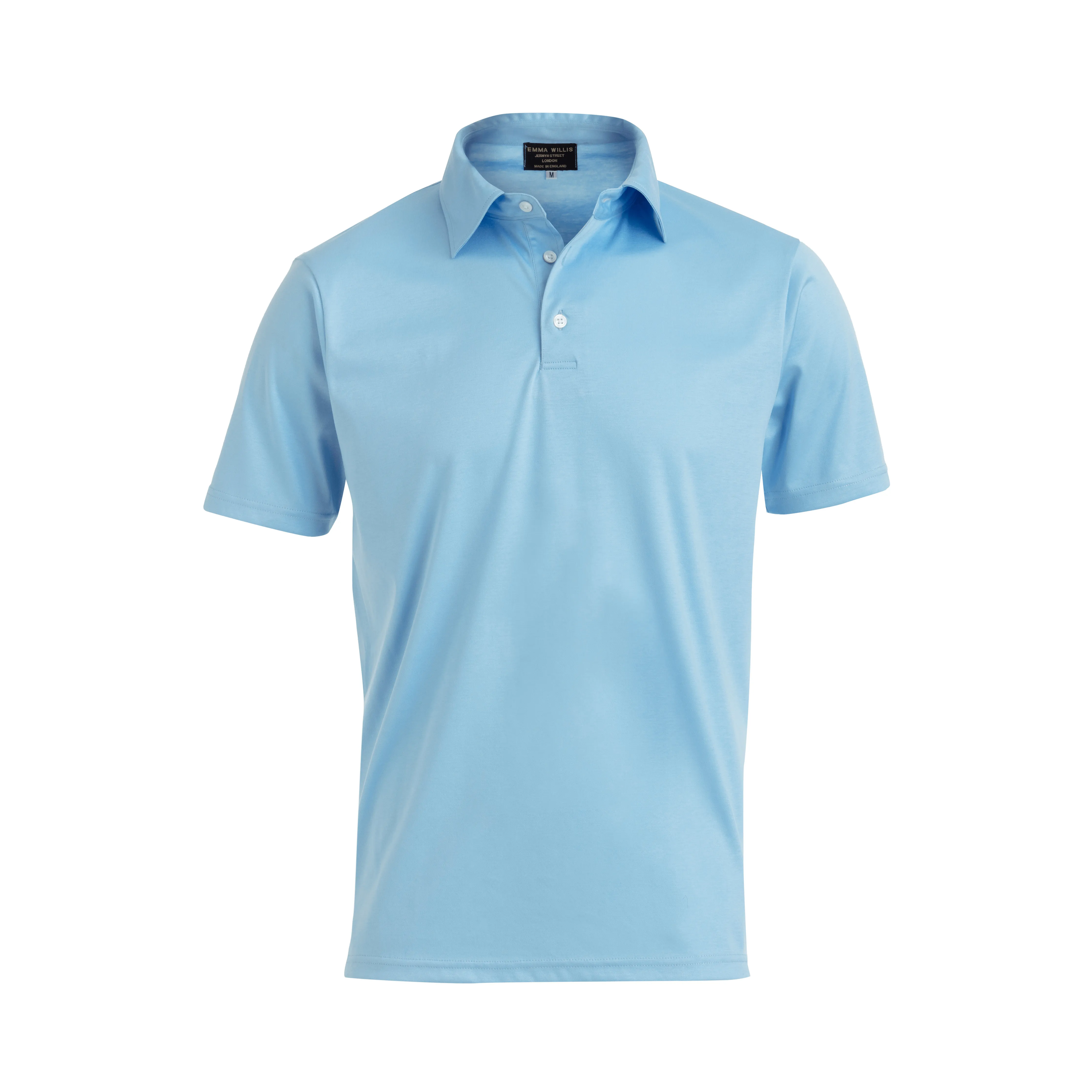 Sky Cotton Polo Shirt - New sold by Emma Willis