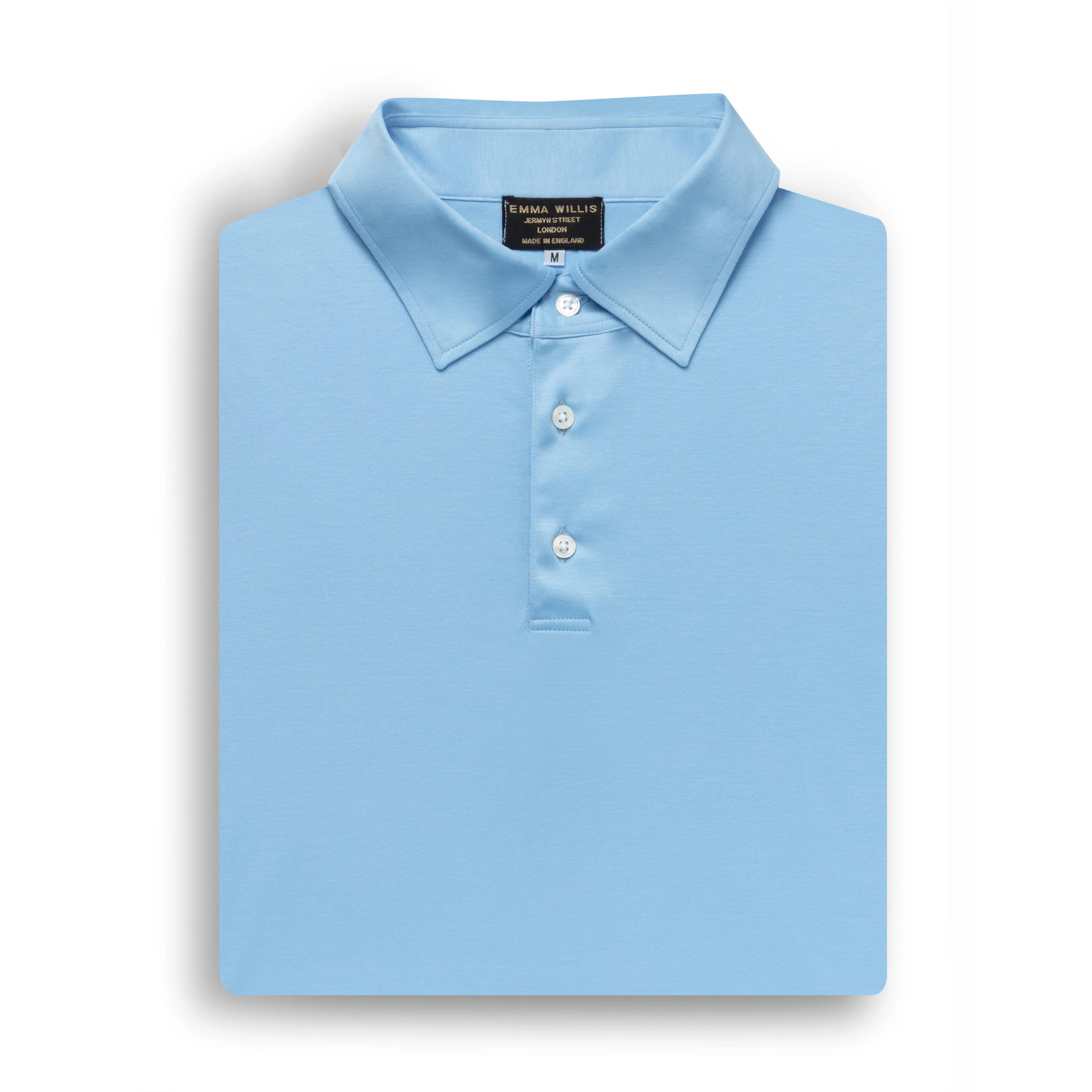 Sky Cotton Polo Shirt - New sold by Emma Willis product image thumbnail 2