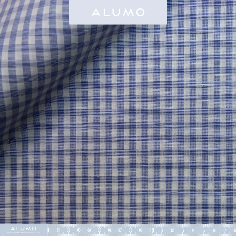 Navy Gingham Zephirlino sold by Emma Willis