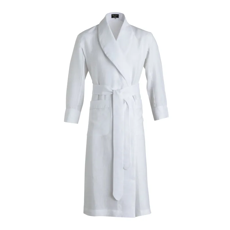 White Linen Dressing Gown sold by Emma Willis