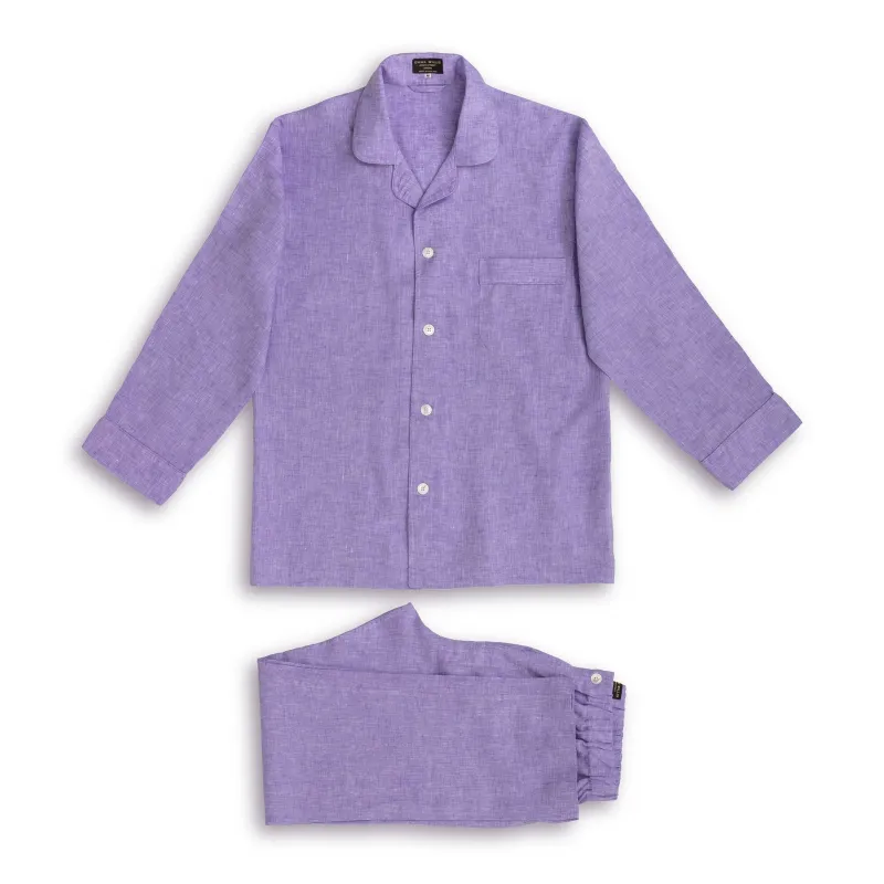 Wisteria Linen Pyjamas sold by Emma Willis