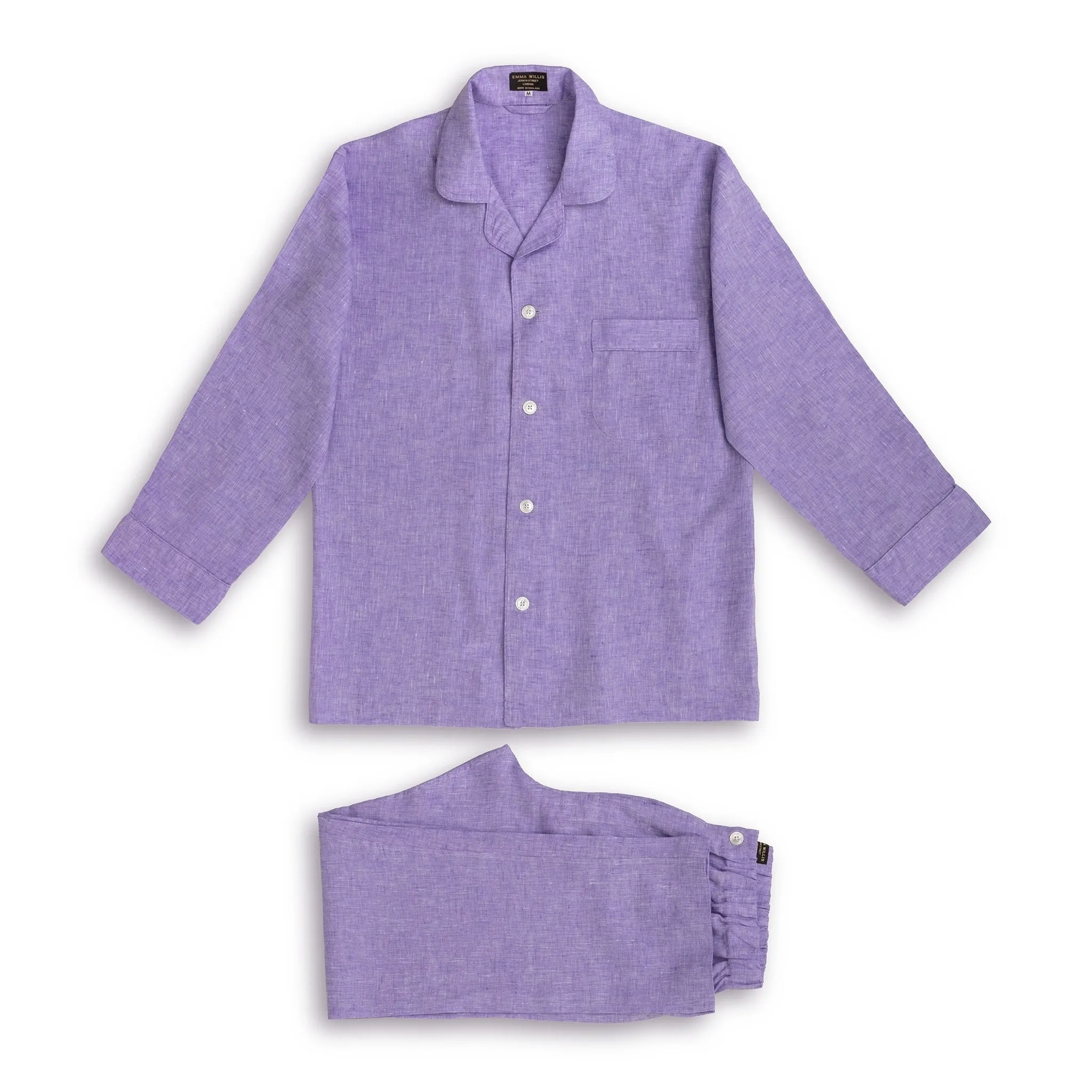 Wisteria Linen Pyjamas sold by Emma Willis
