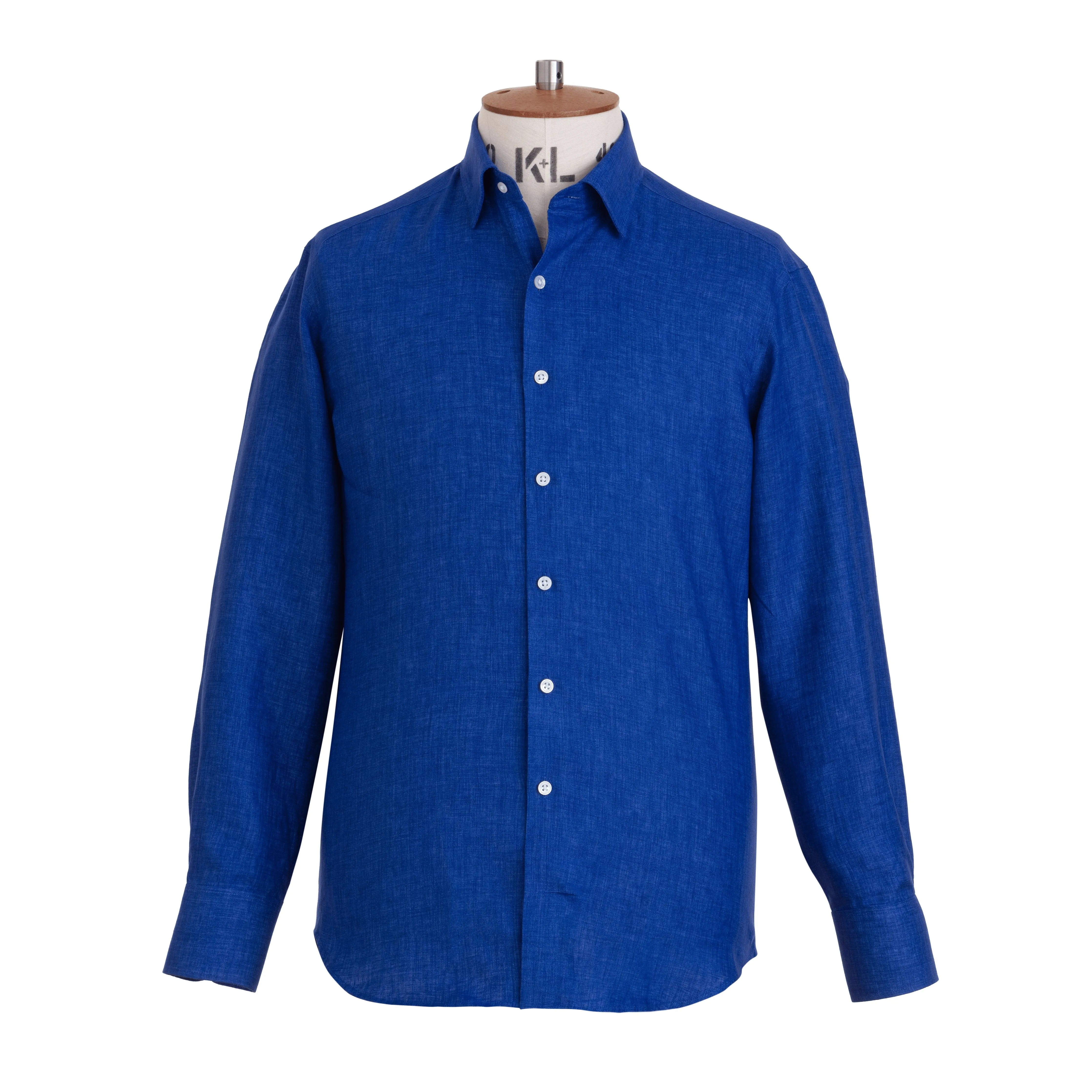 Cobalt Linen Shirt sold by Emma Willis