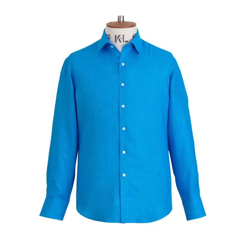 Kingfisher Linen Shirt sold by Emma Willis