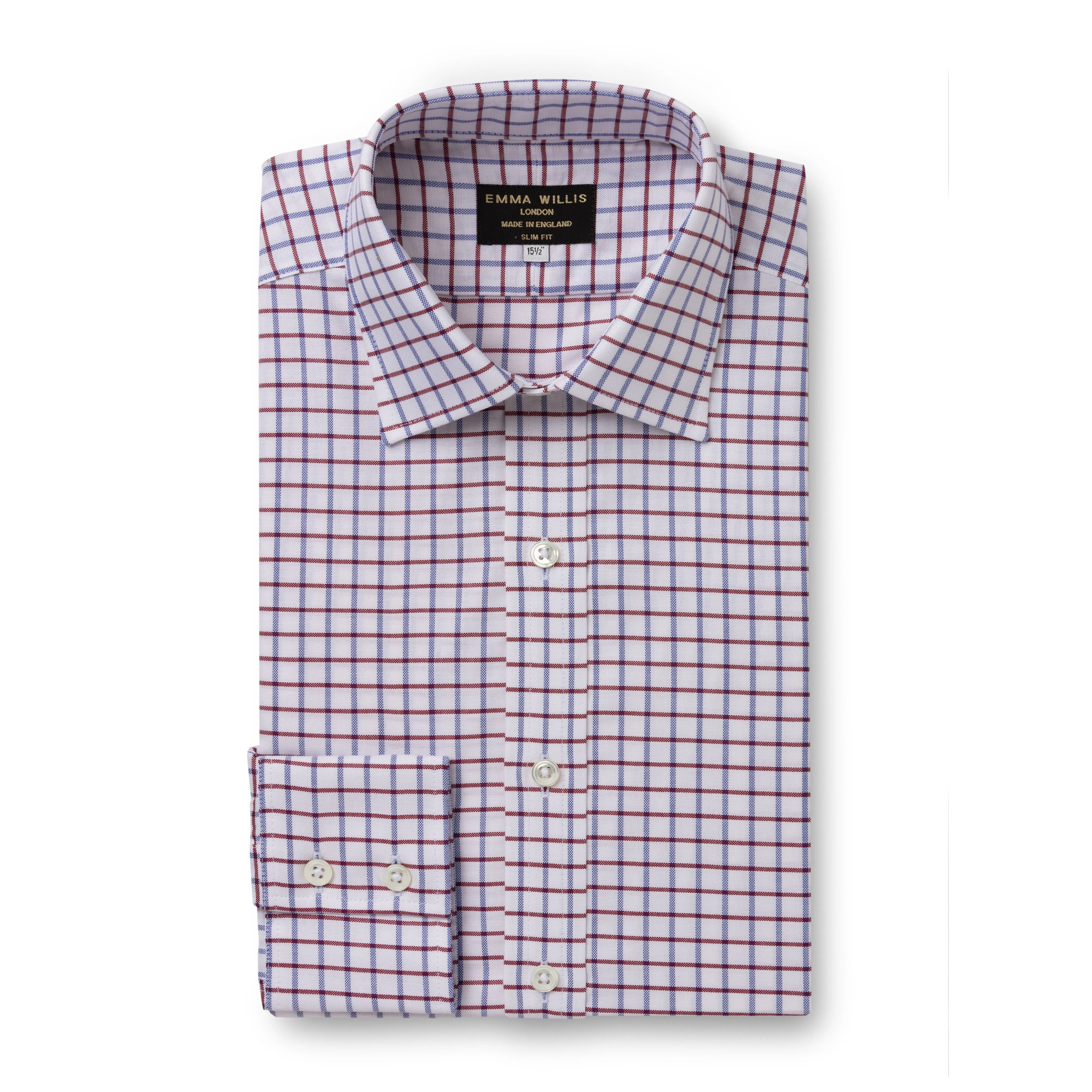 Red/Blue Oxford Check Shirt sold by Emma Willis