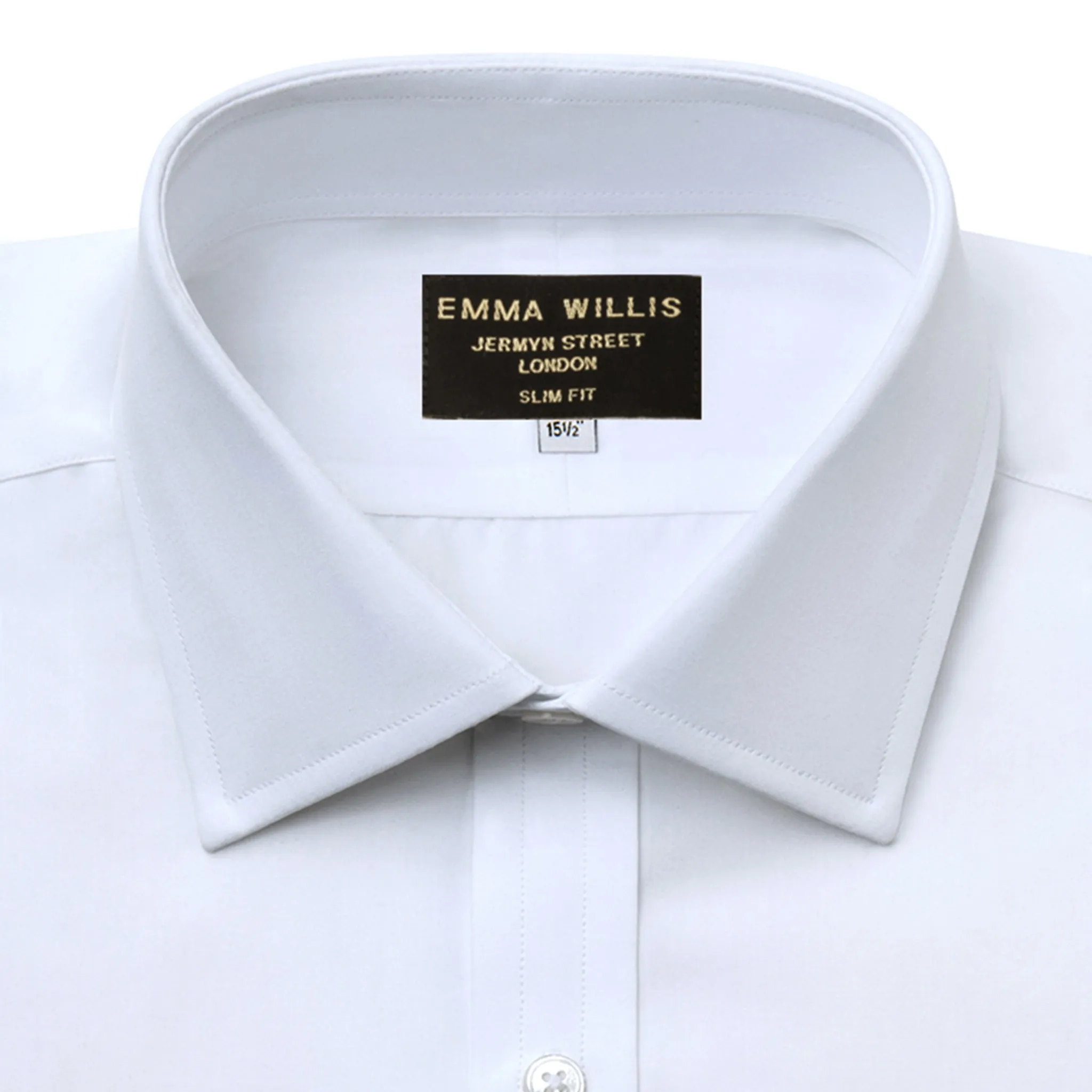 White Supraluxe Cotton Shirt sold by Emma Willis product image thumbnail 3