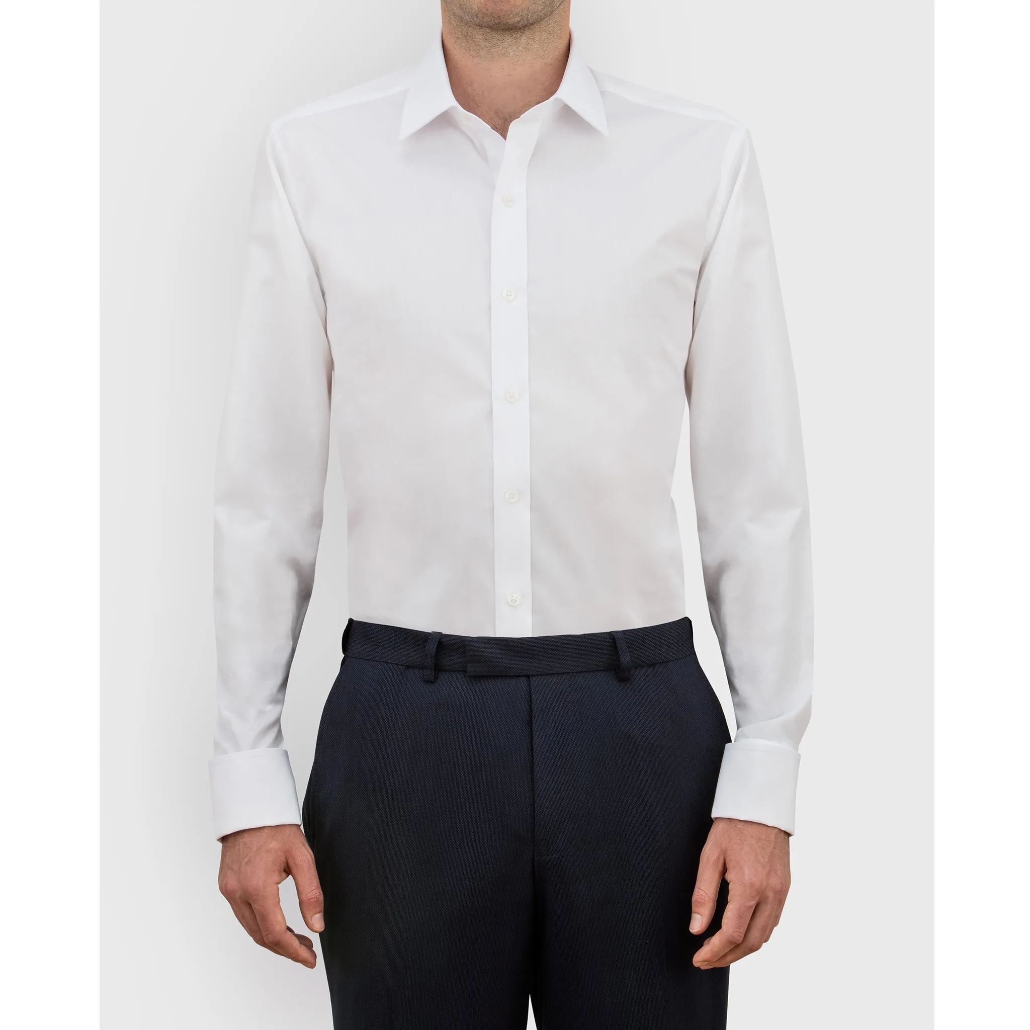 White Supraluxe Cotton Shirt sold by Emma Willis product image thumbnail 2