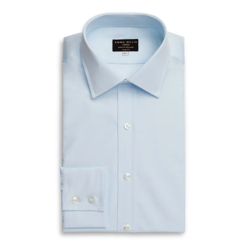 Ice Blue Authentic Sea Island Cotton Shirt sold by Emma Willis