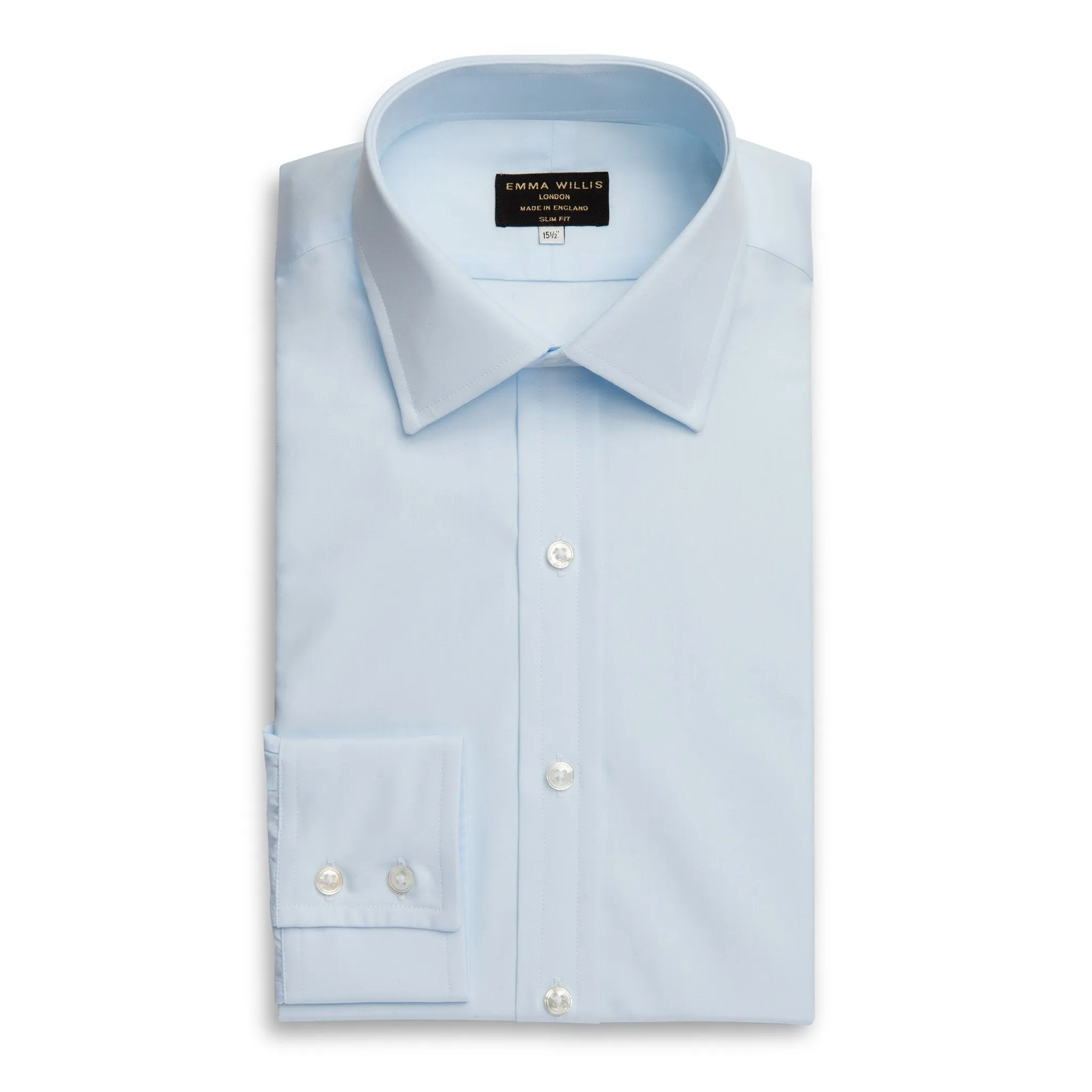 Ice Blue Authentic Sea Island Cotton Shirt sold by Emma Willis