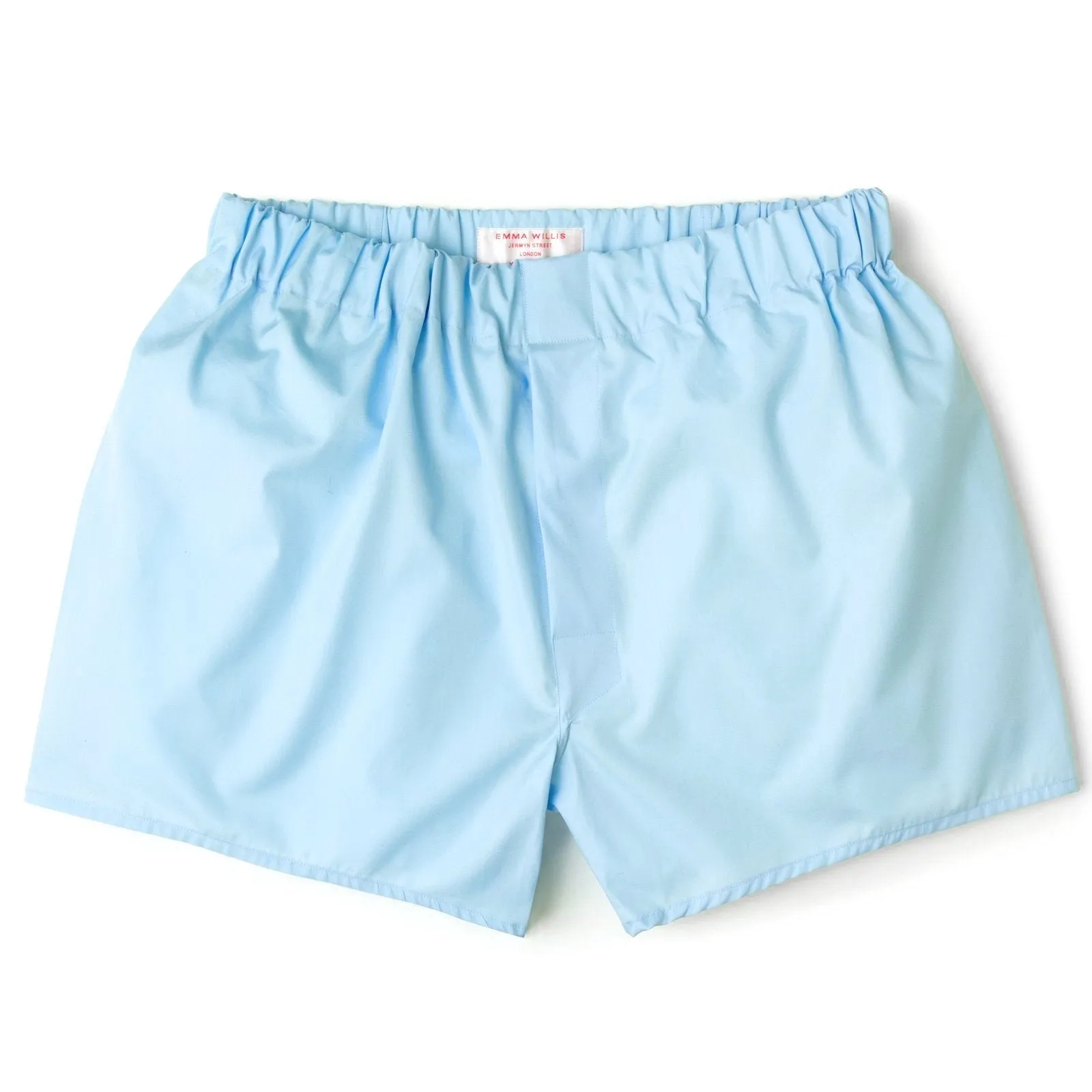 Ice Blue Superior Cotton Boxer Shorts - Classic Fit sold by Emma Willis