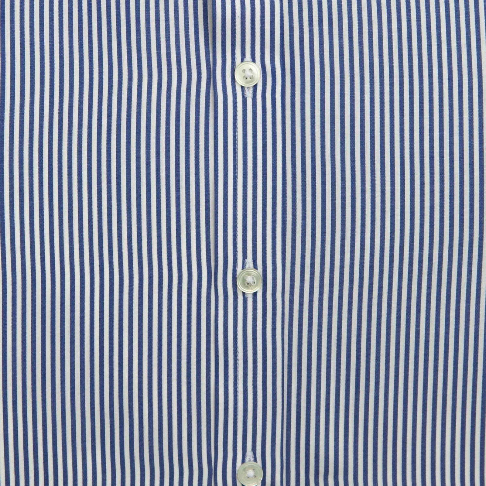 Navy Bengal Stripe Cotton Shirt sold by Emma Willis product image thumbnail 3