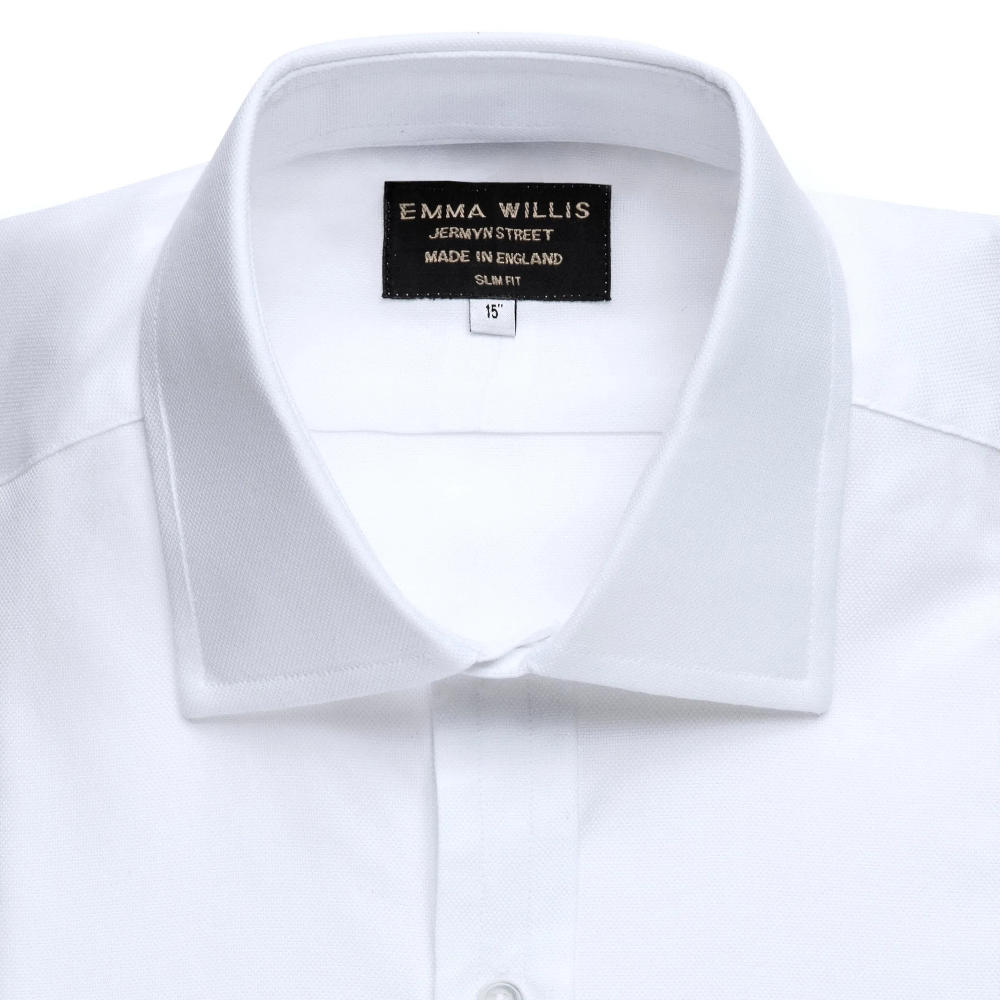 White Castello Cotton Shirt sold by Emma Willis product image thumbnail 2