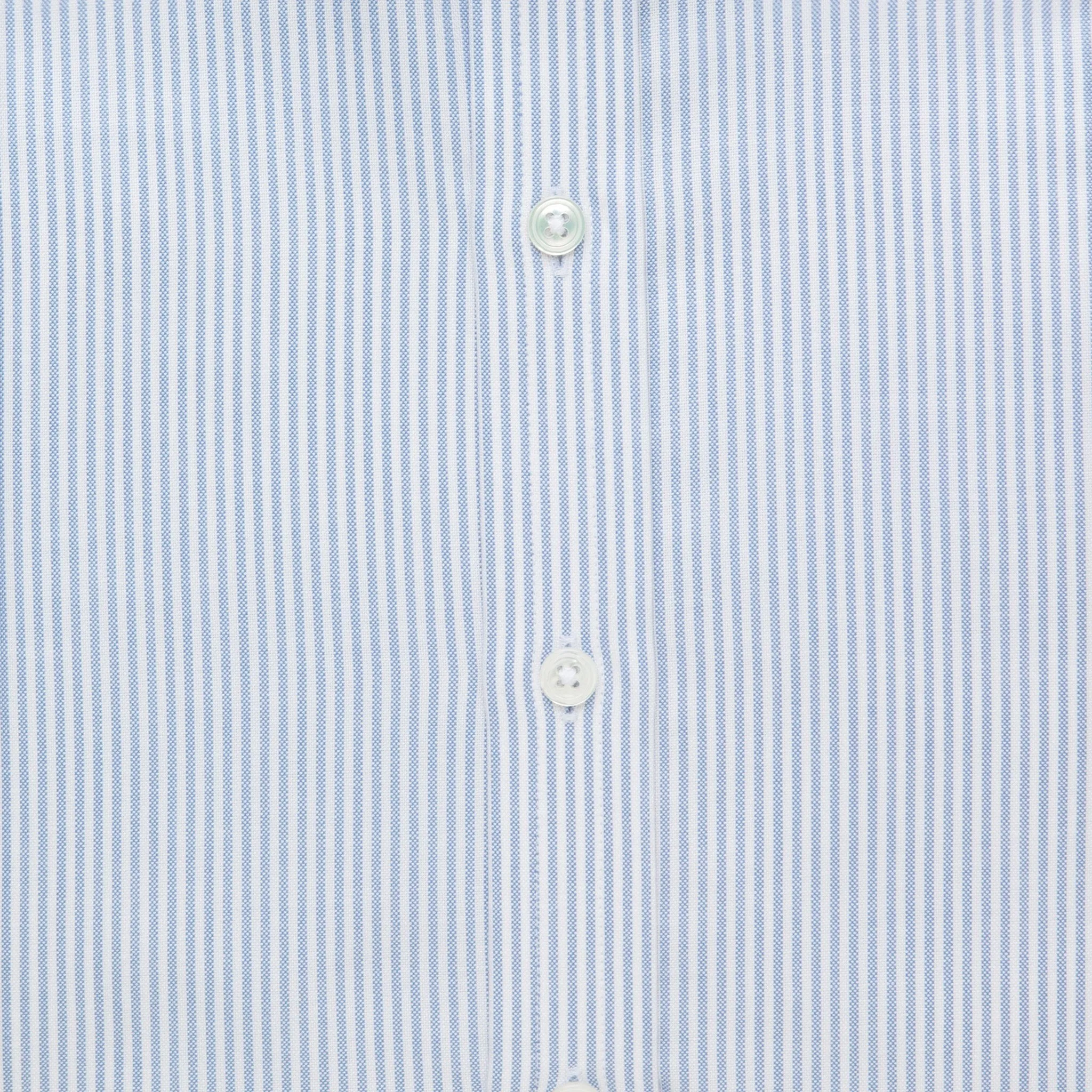 Sky Oxford Stripe Cotton Shirt sold by Emma Willis product image thumbnail 3