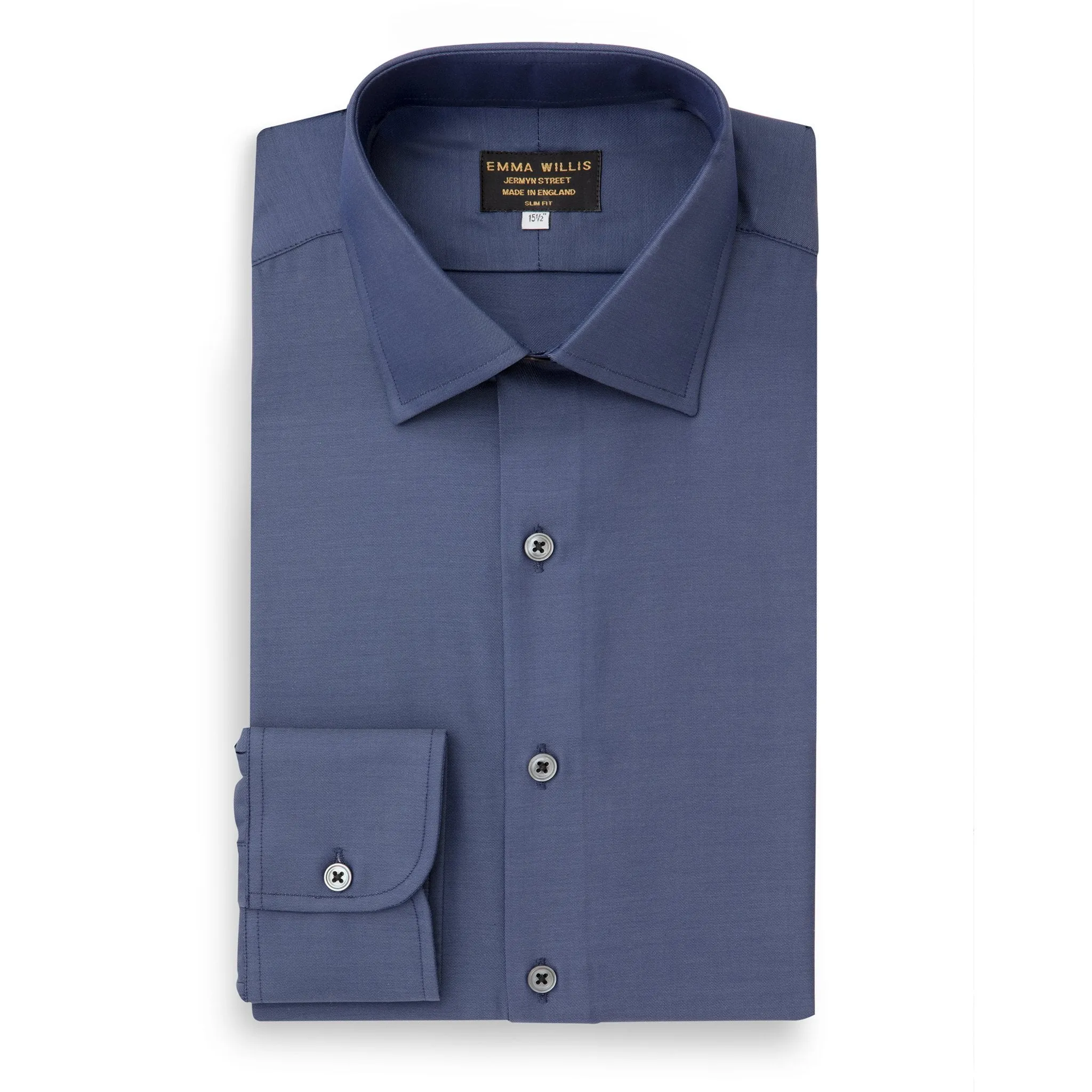 Navy Chambray Cotton Shirt sold by Emma Willis