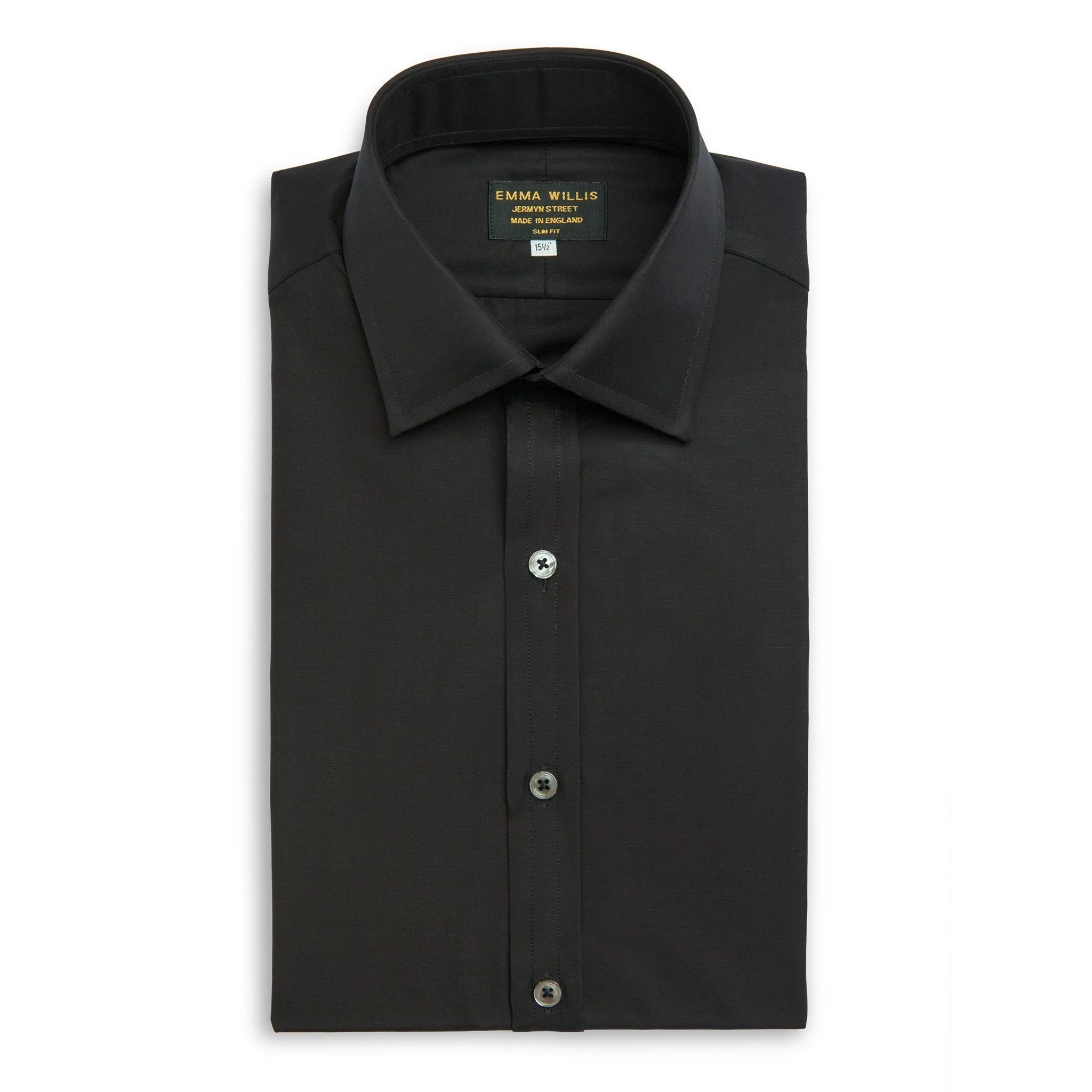 Black Superior Cotton Shirt sold by Emma Willis