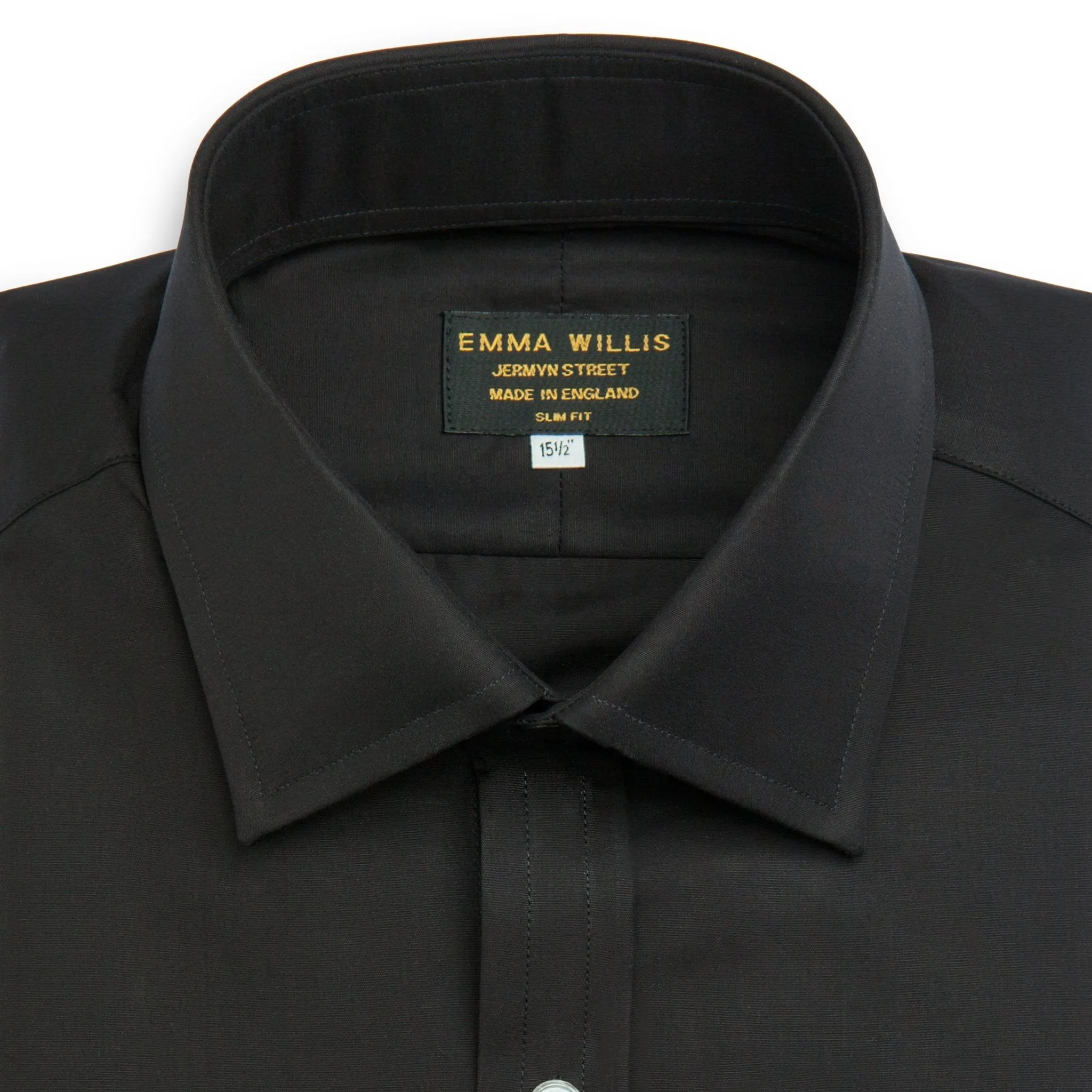 Black Superior Cotton Shirt sold by Emma Willis product image thumbnail 2