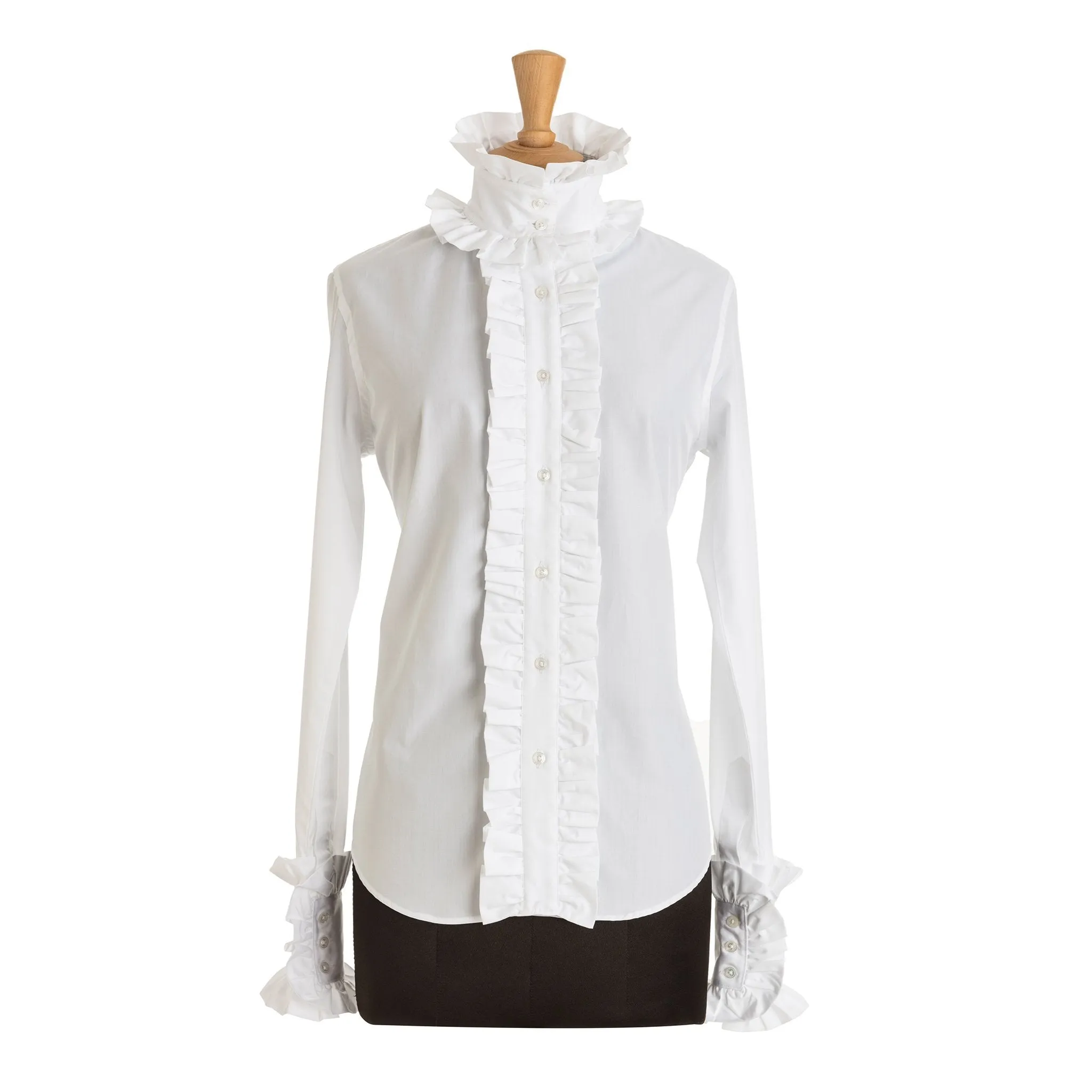 White Poplin Cotton Piccadilly Shirt sold by Emma Willis