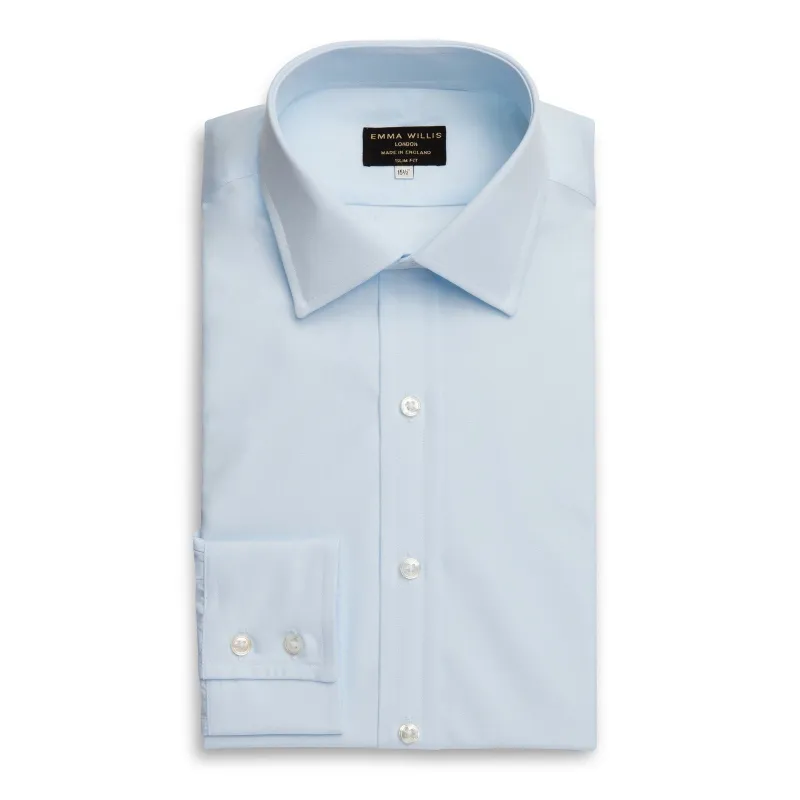 Ice Blue Superior Cotton Shirt sold by Emma Willis