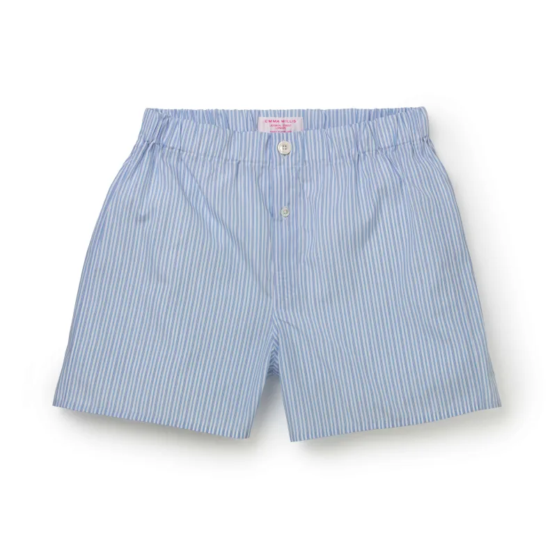 Triple Navy/ Blue Stripe Slim Fit Boxer Shorts - New sold by Emma Willis