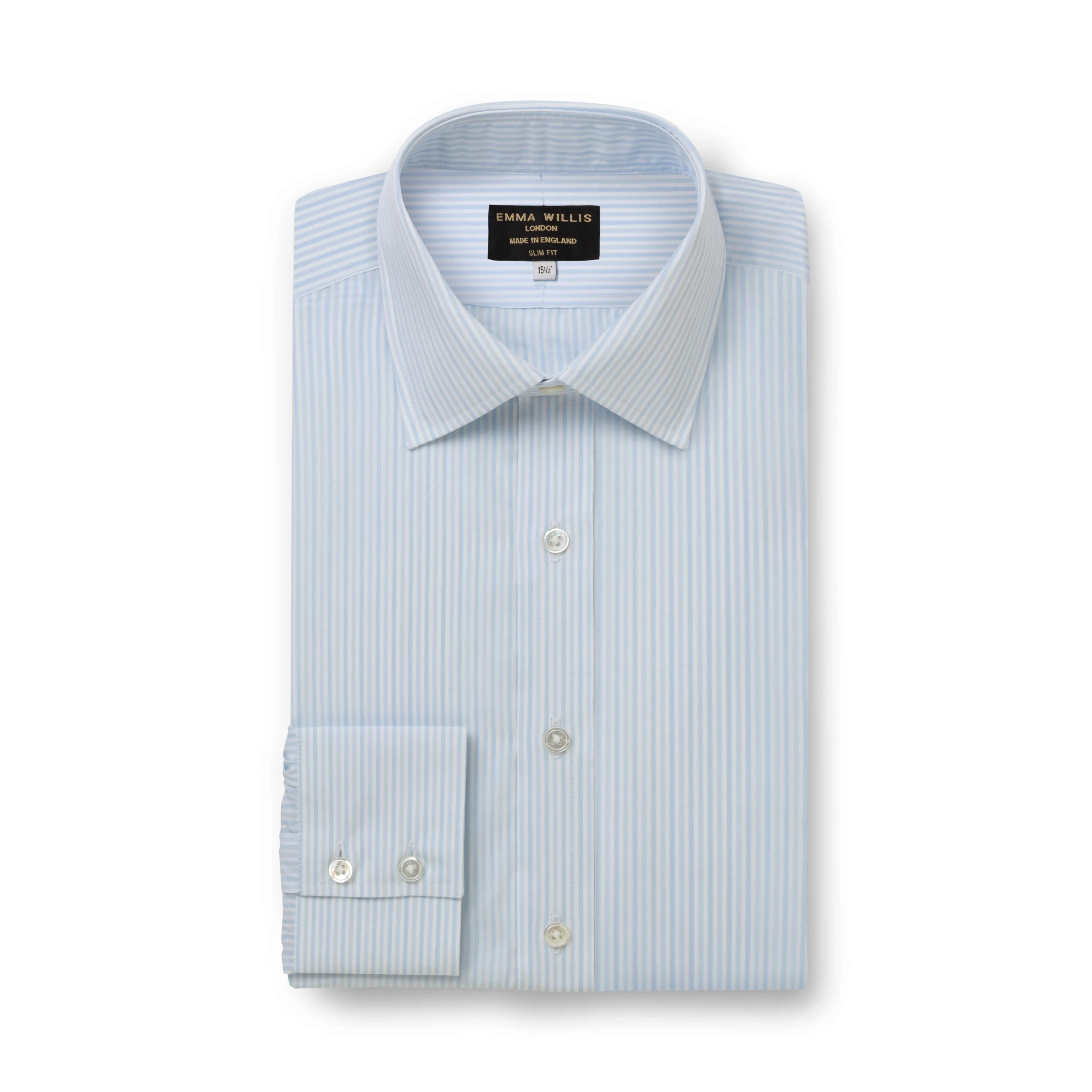 Sky/Blue/White Bengal Stripe Shirt - New sold by Emma Willis