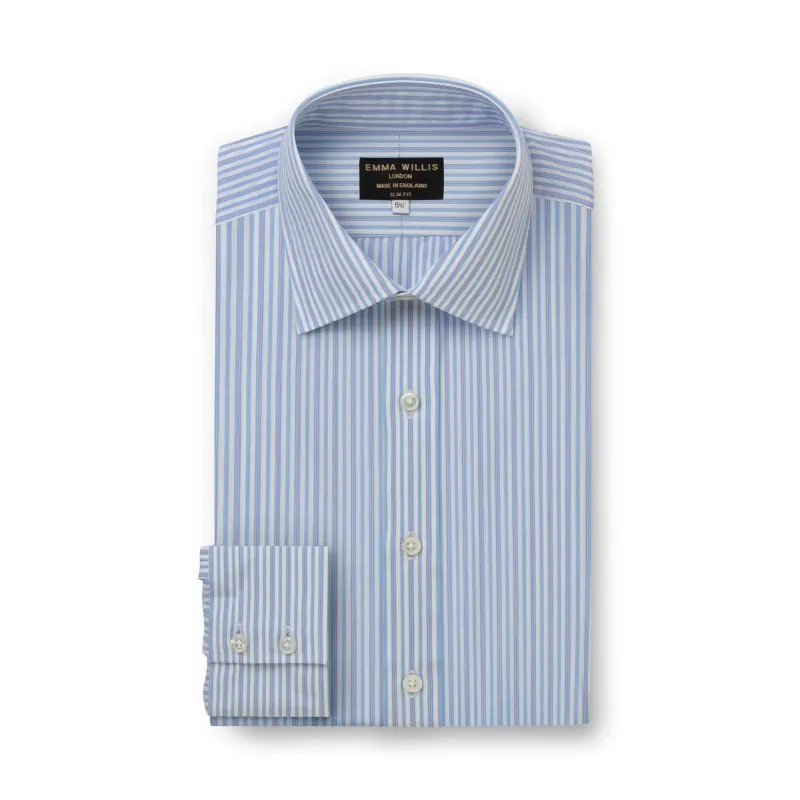 Triple Navy/Blue Stripe Shirt - New sold by Emma Willis