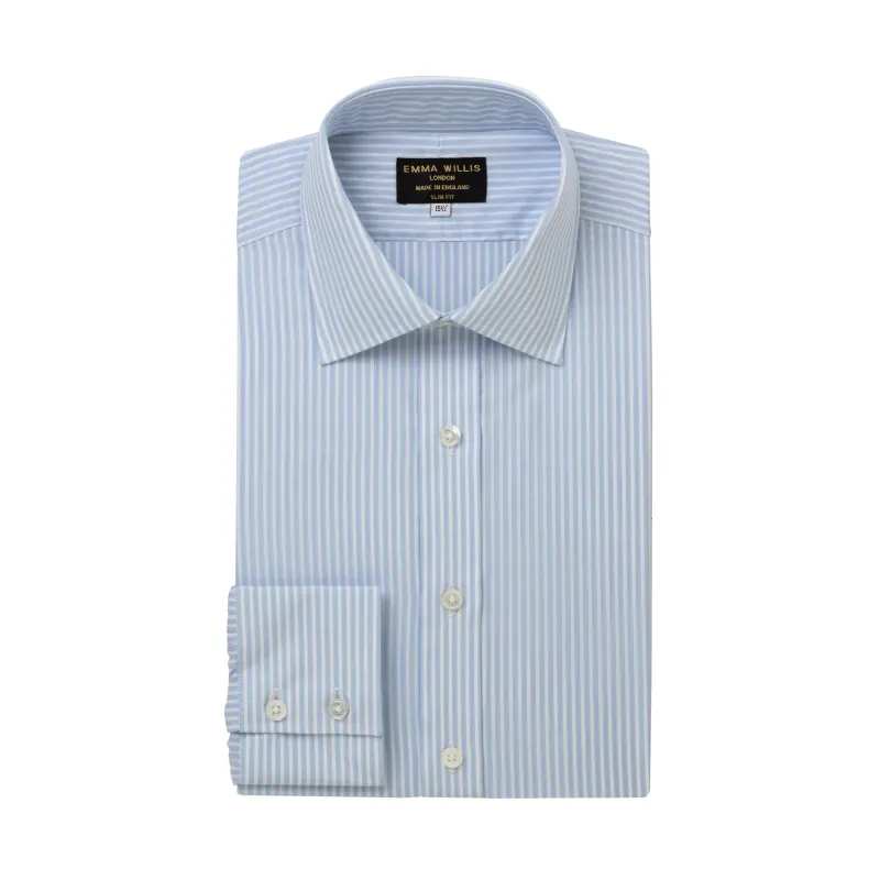 Blue Ladder Stripe Shirt - New sold by Emma Willis