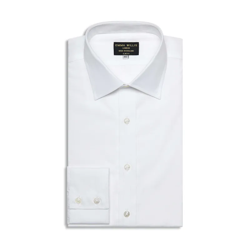 White Poplin Cotton Shirt made by Emma Willis