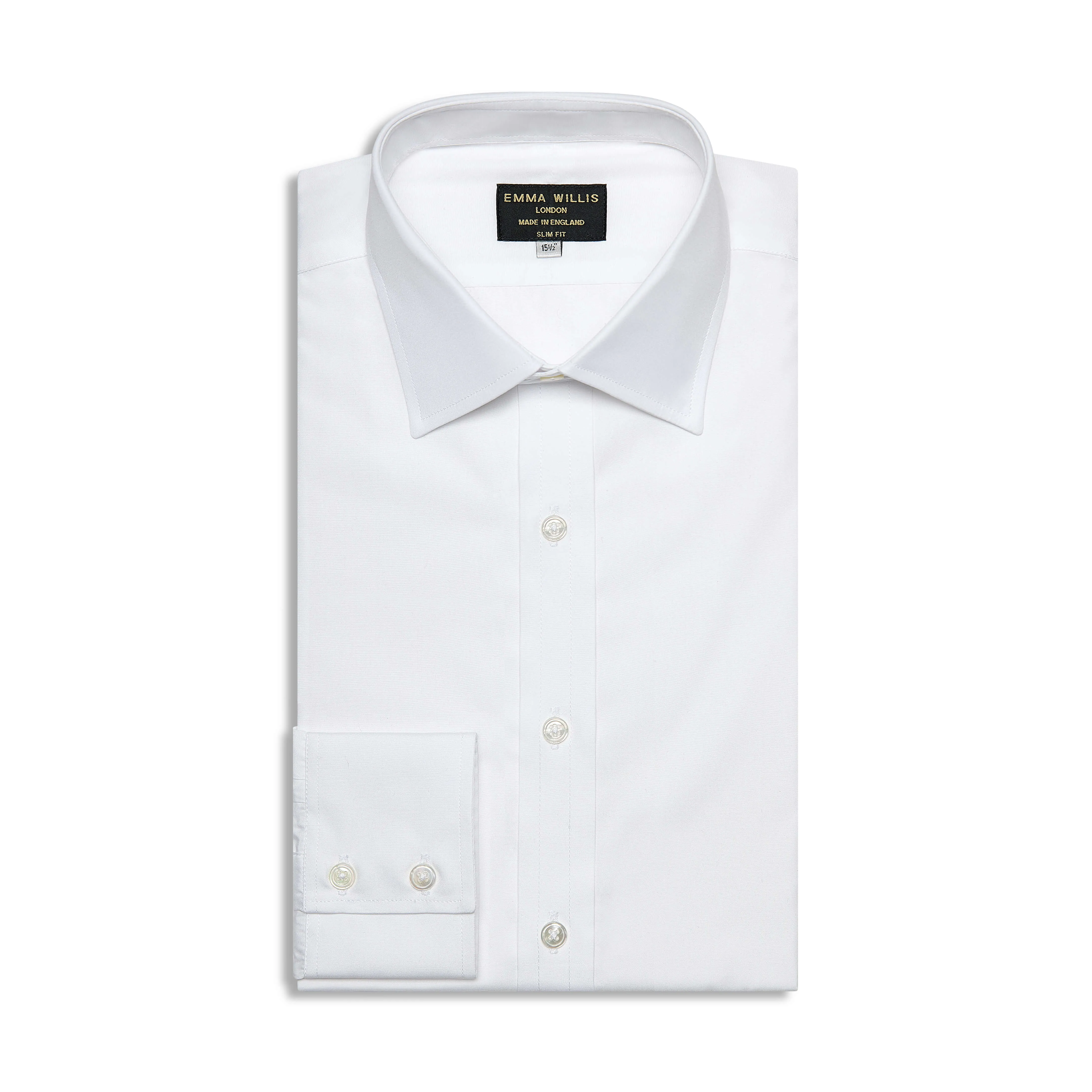 White Poplin Cotton Shirt sold by Emma Willis