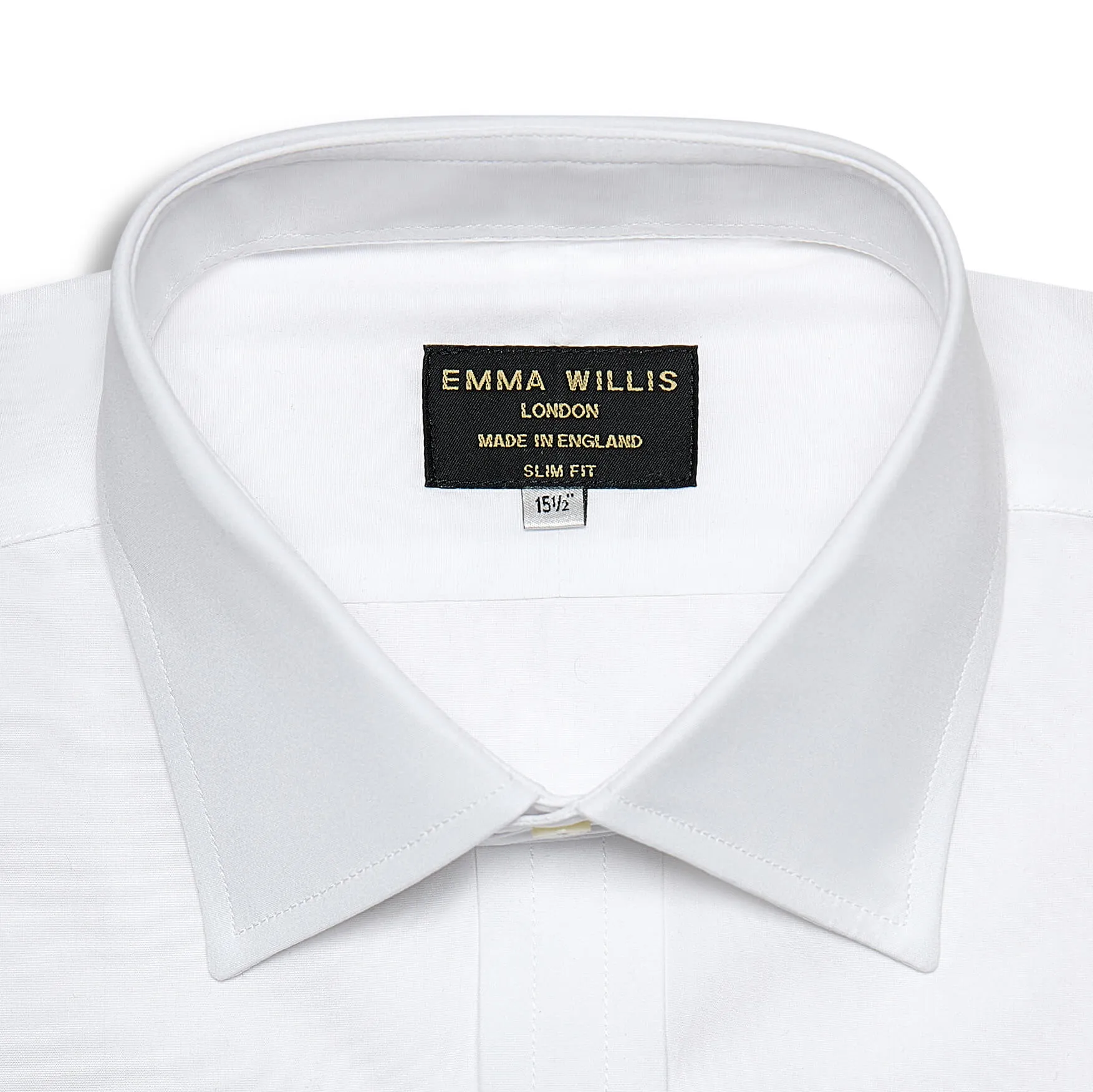 White Poplin Cotton Shirt sold by Emma Willis product image thumbnail 2