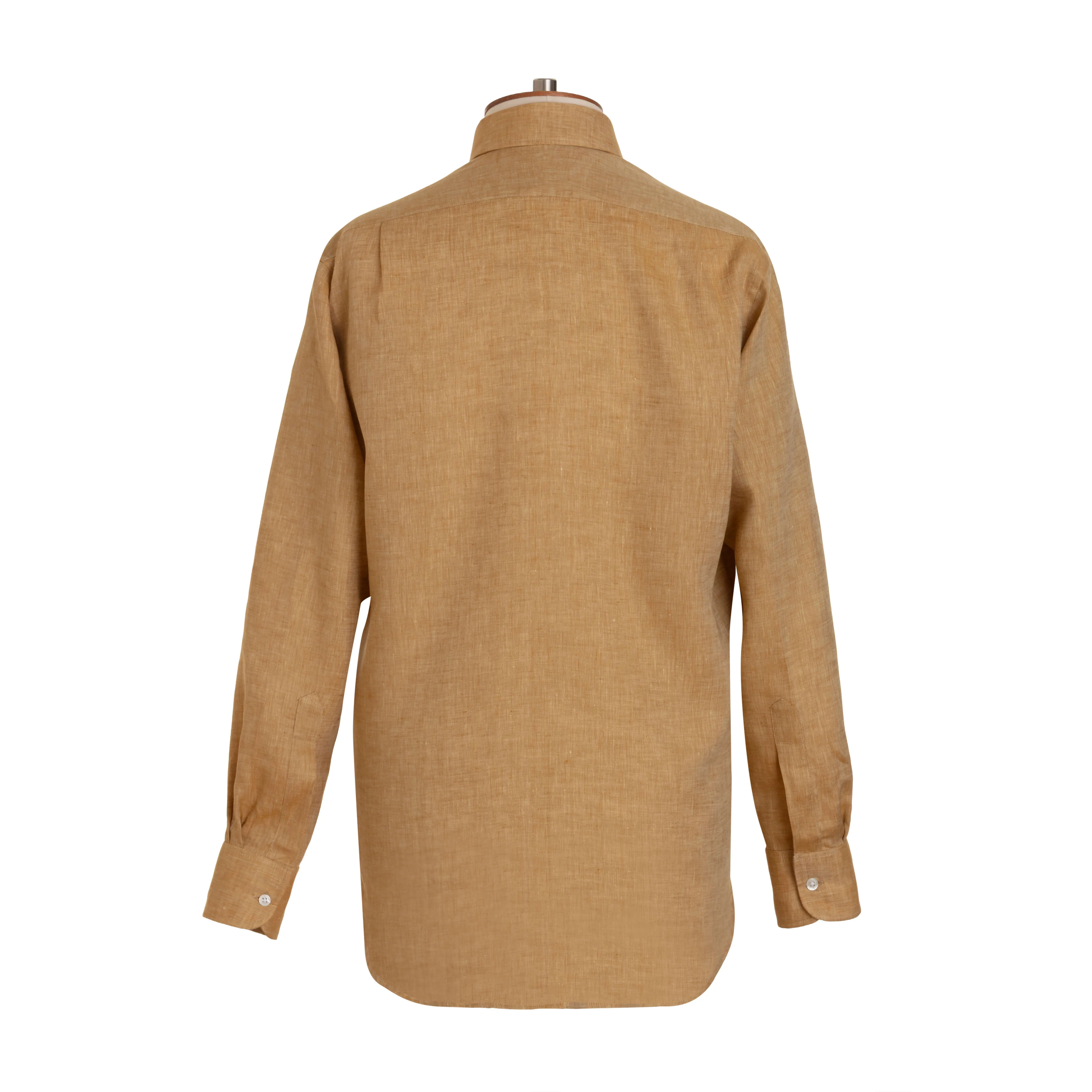 Ochre Linen Shirt sold by Emma Willis product image thumbnail 4