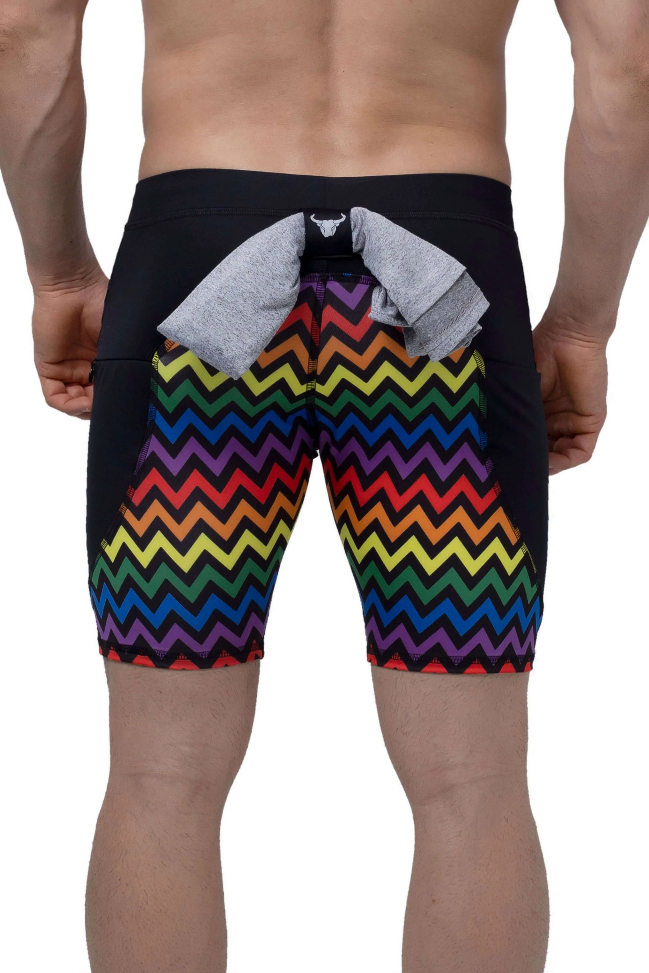 Pride Zigzag Shorts sold by Matador product image thumbnail 3