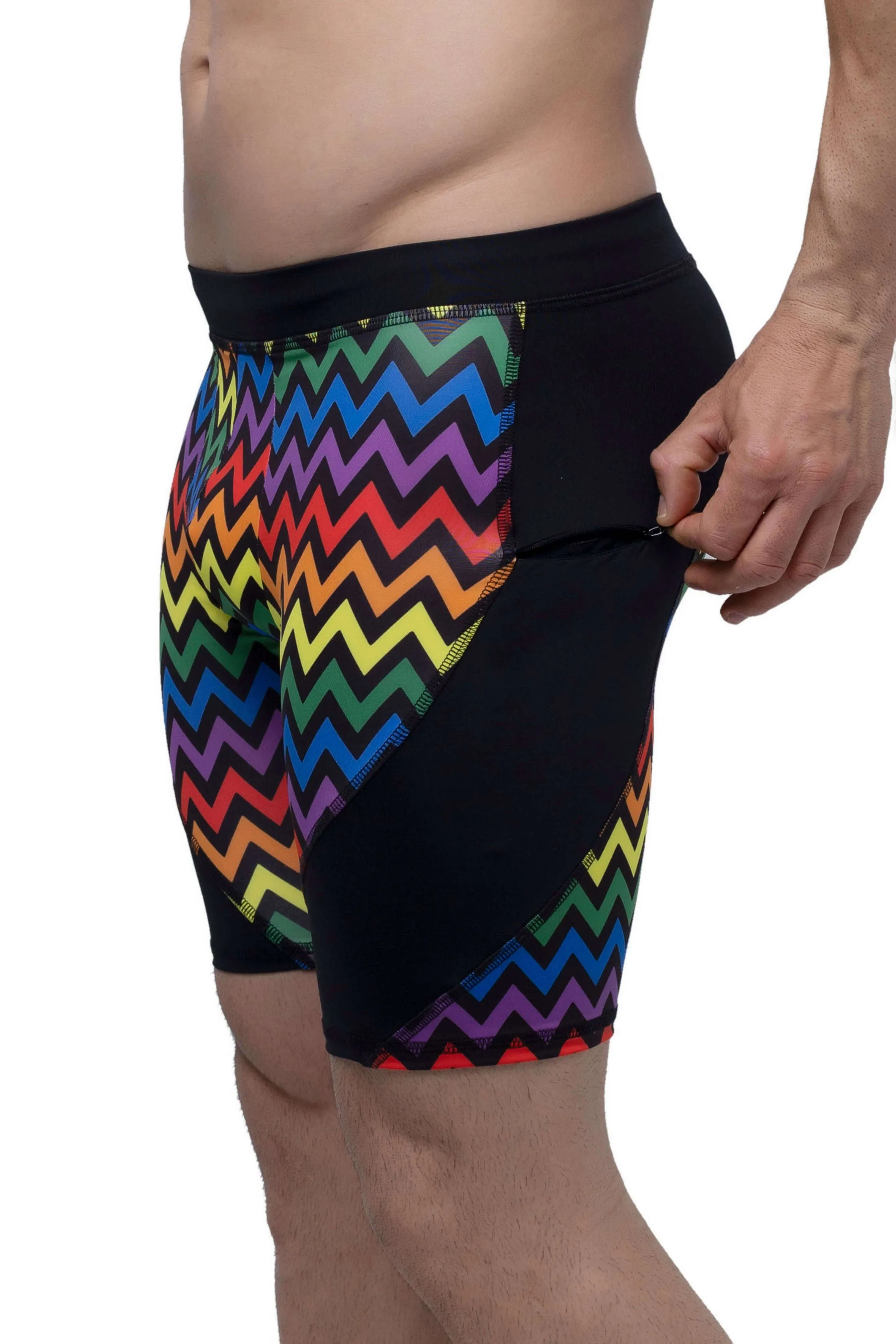 Pride Zigzag Shorts sold by Matador product image thumbnail 4